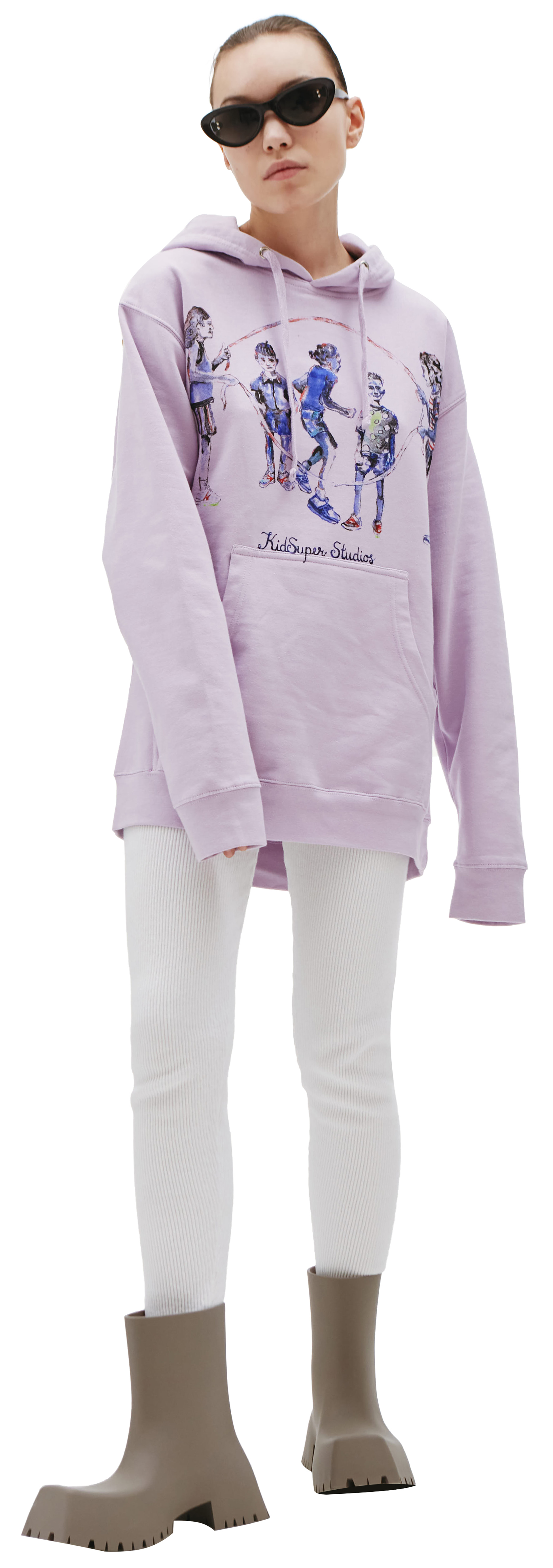 KidSuper Printed Cotton Hoodie