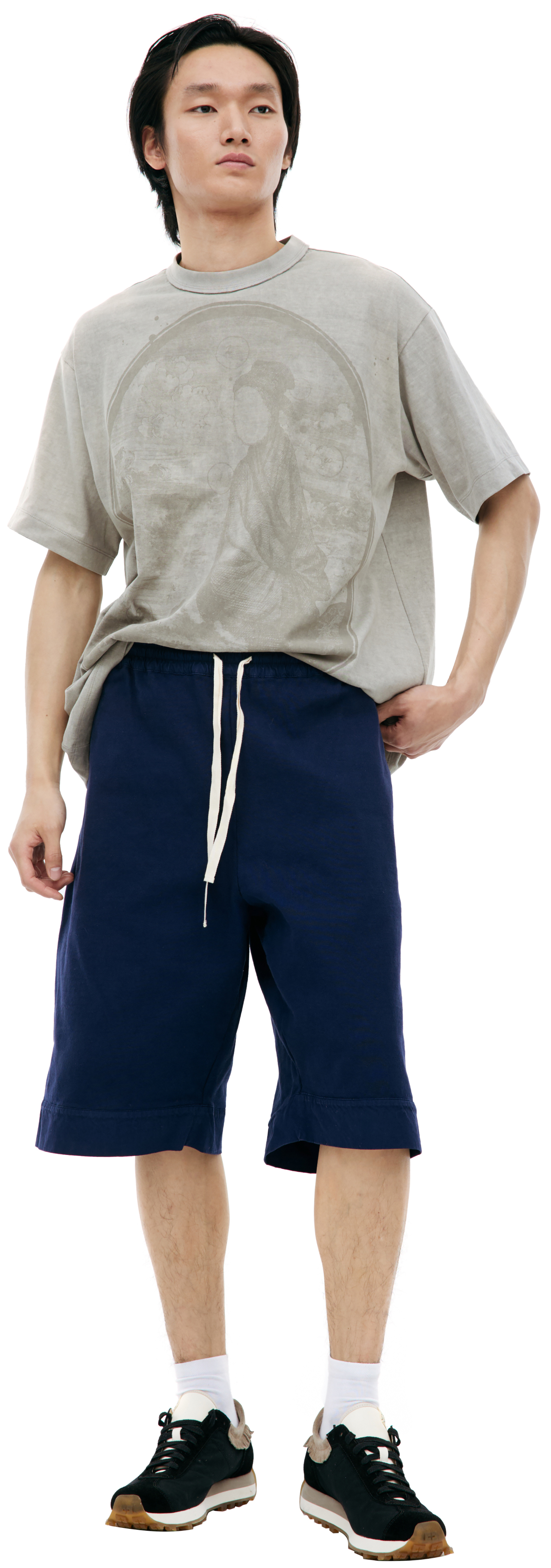 Jil Sander Cotton oversized shorts