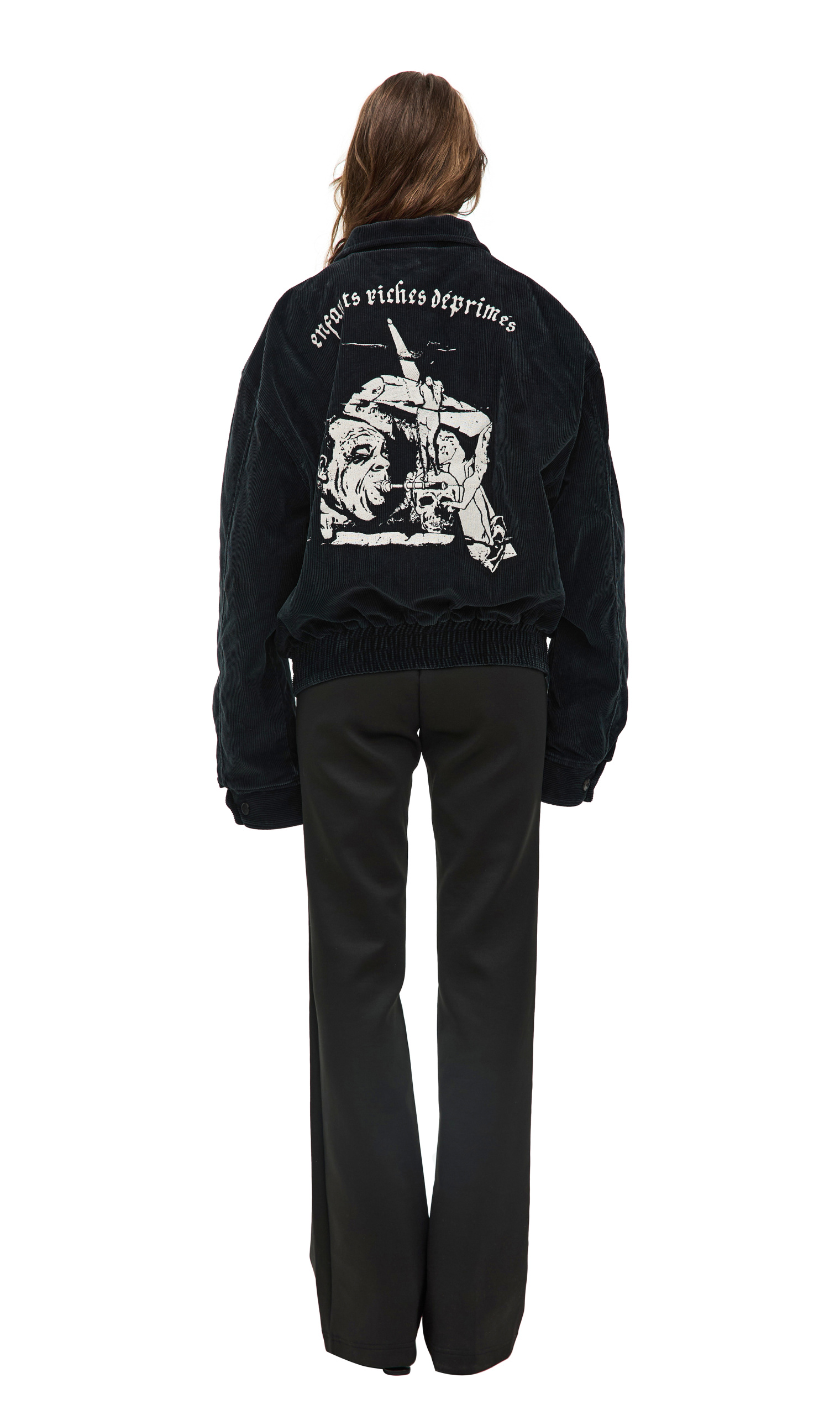 Enfants Riches Deprimes Embroidered Corduroy Jacket