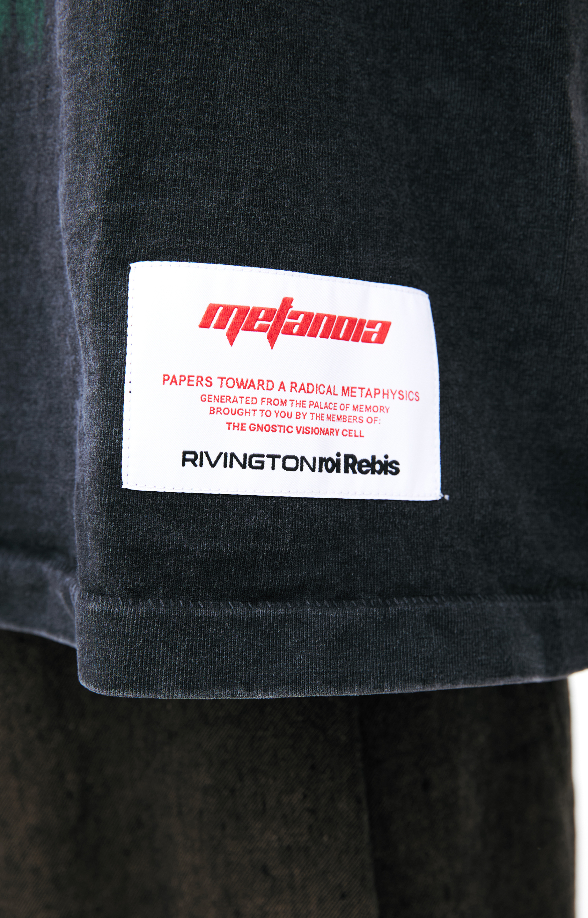 RRR123 Dark Grey print t-shirt