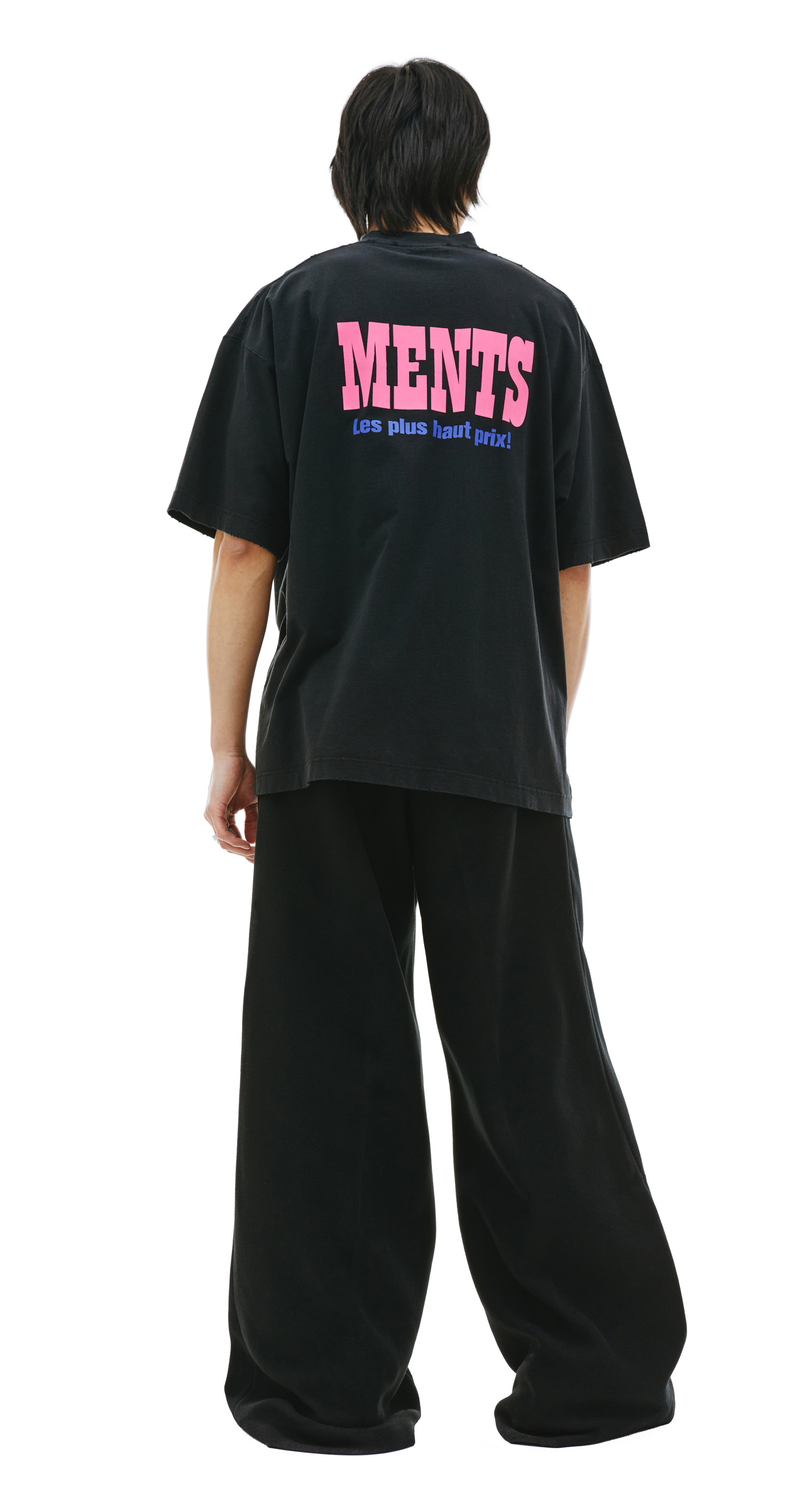 VETEMENTS Black \'La Haute Couture\' T-Shirt