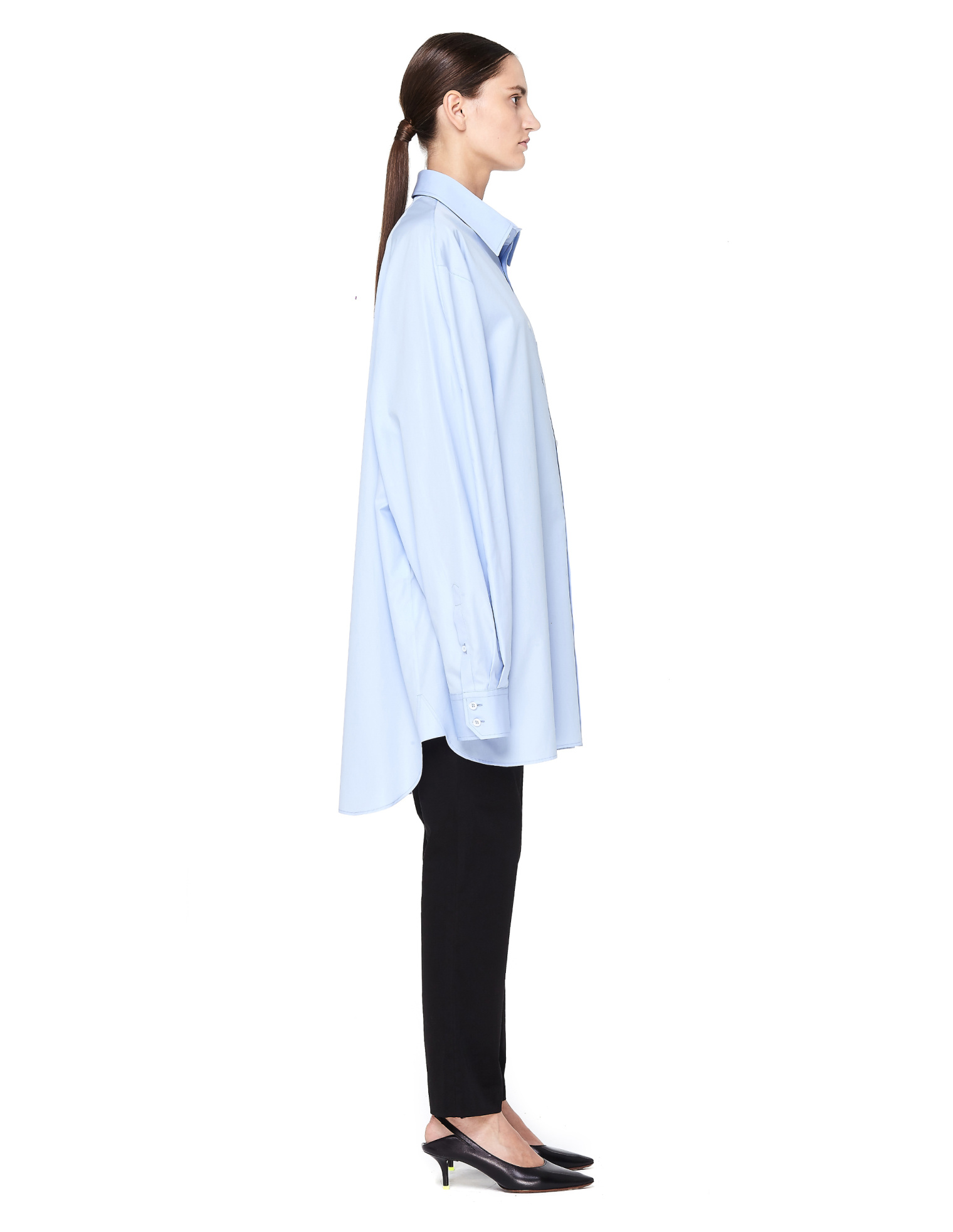 Maison Margiela Light Blue Cotton Oversized Shirt