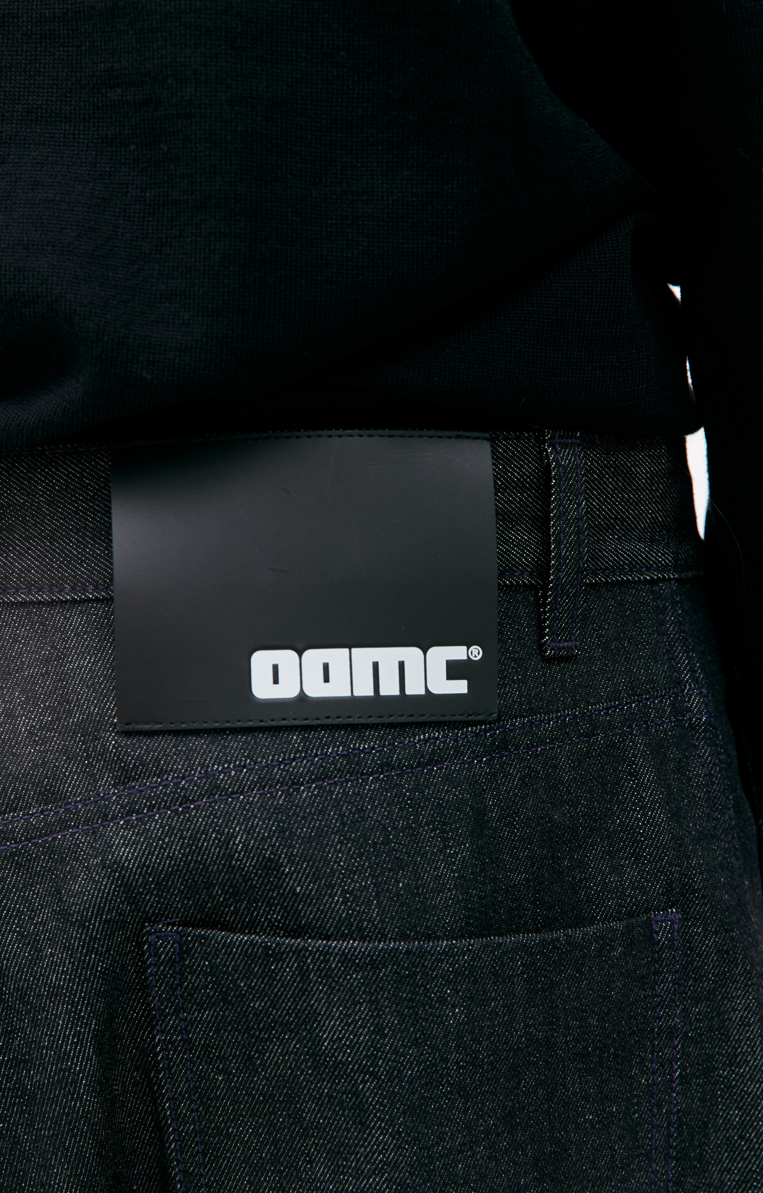 OAMC Black straight jeans