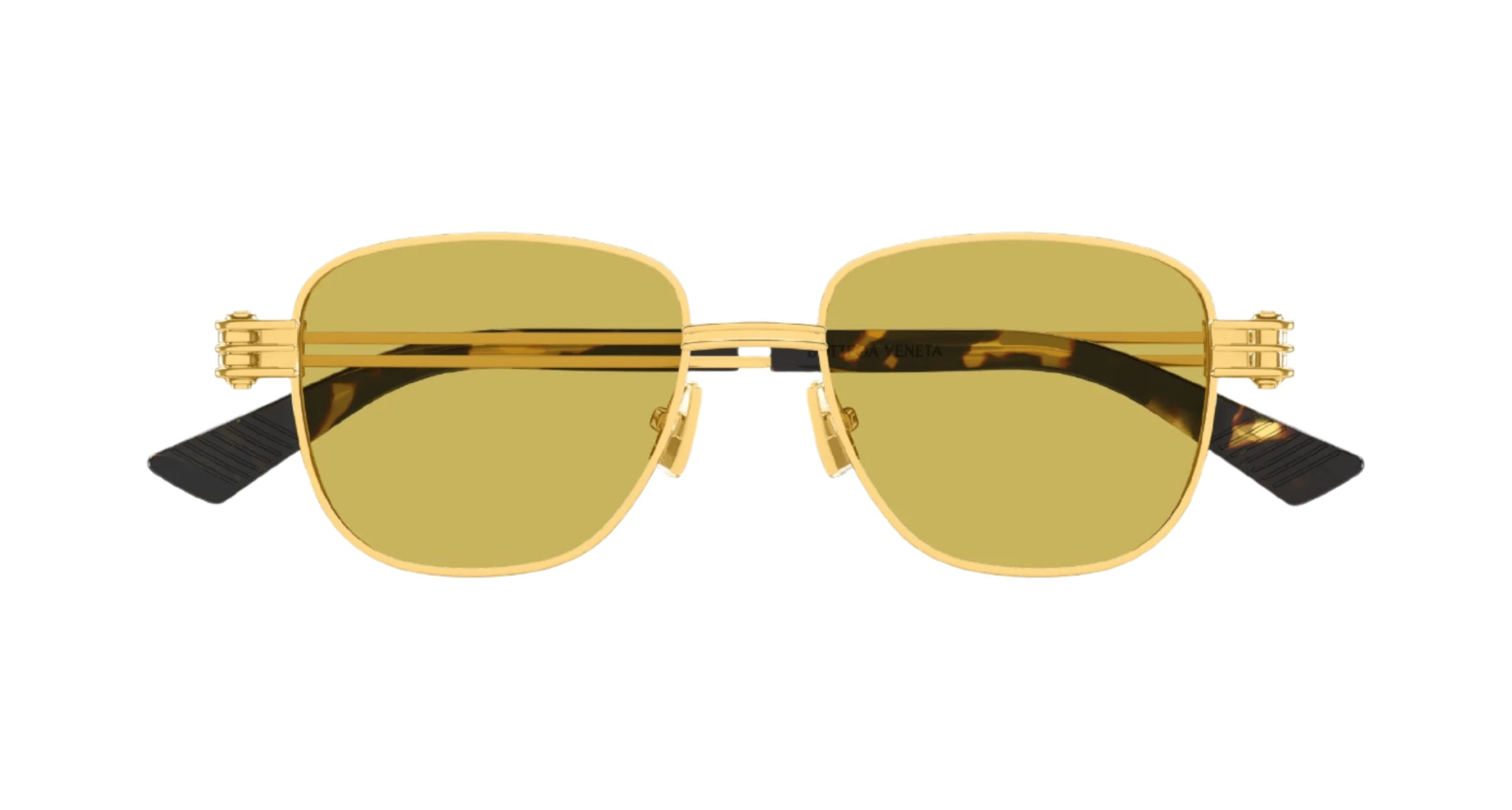 Bottega Veneta Metal Square Sunglasses