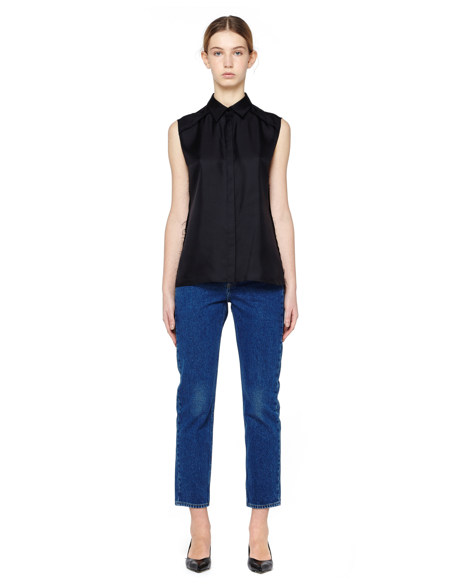 Maison Margiela Шелковая блузка