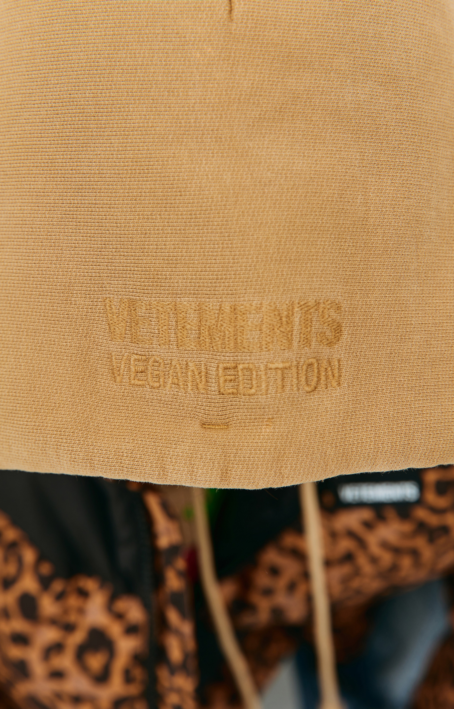 VETEMENTS Худи с принтом Vegan Edition