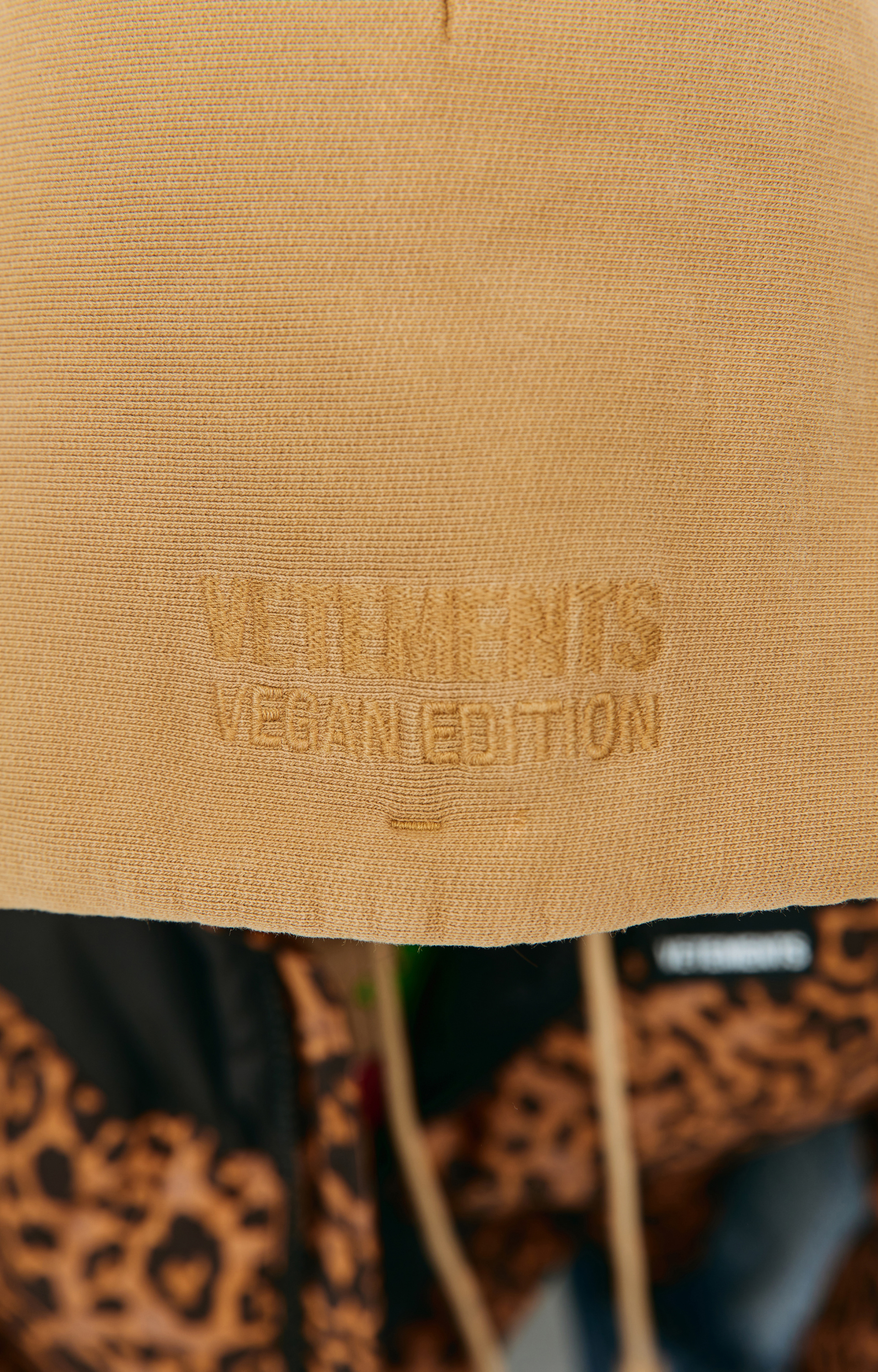 VETEMENTS Vegan Edition logo hoodie
