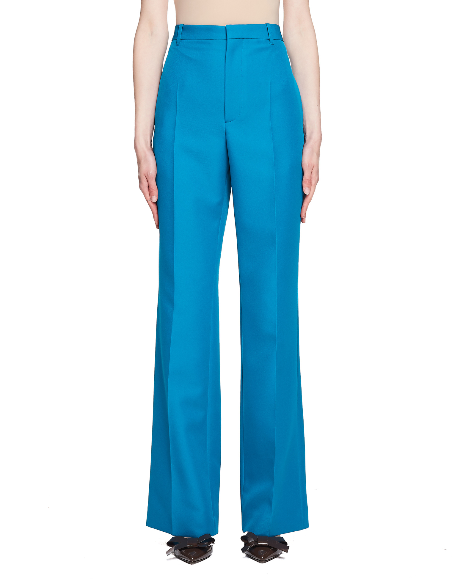 Balenciaga Blue Wide Leg Trousers