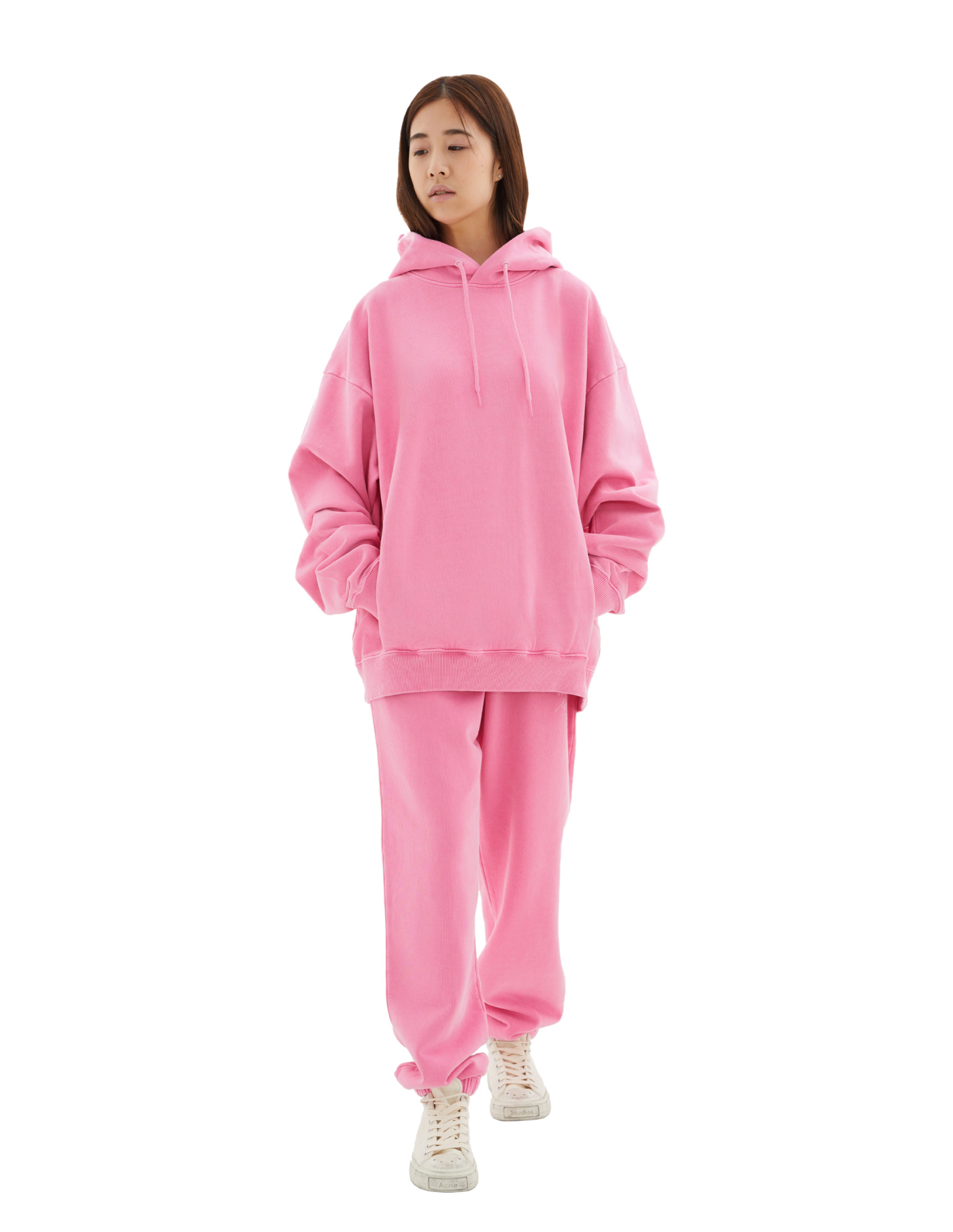 Martine Rose Pink print hoodie