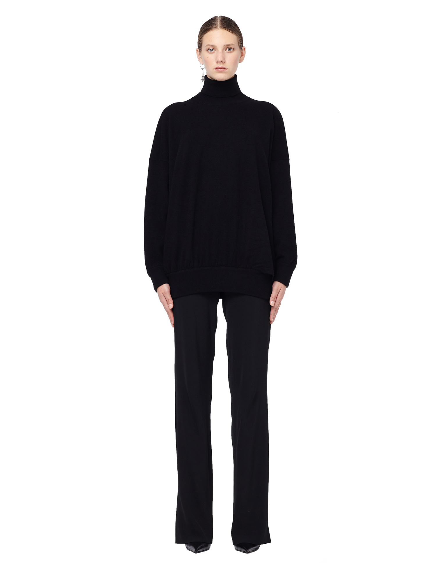 Balenciaga Водолазка из шерсти с логотипом