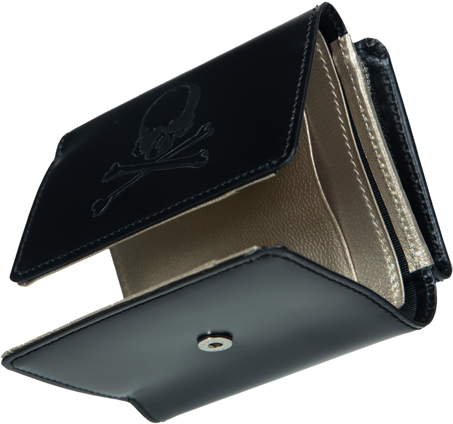 Mastermind WORLD Black leather wallet