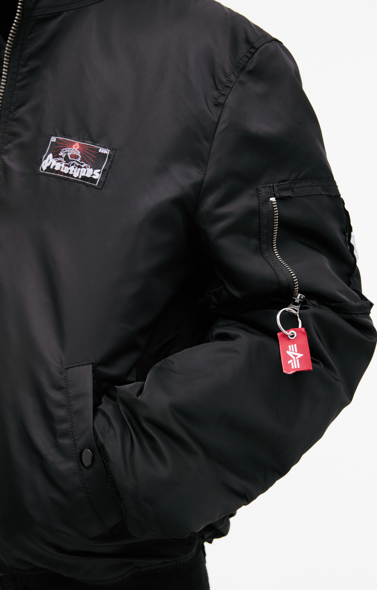Buy PROTOTYPES women black x alpha industries bomber for $1,145 online ...