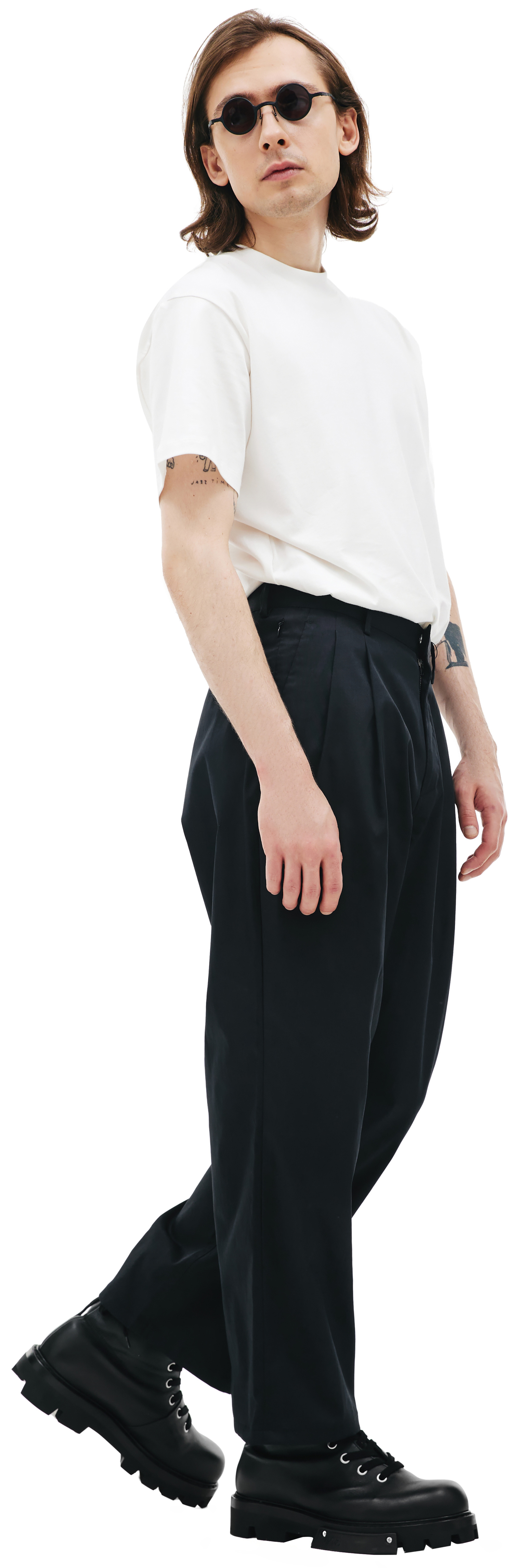KIMMY Black straight trousers