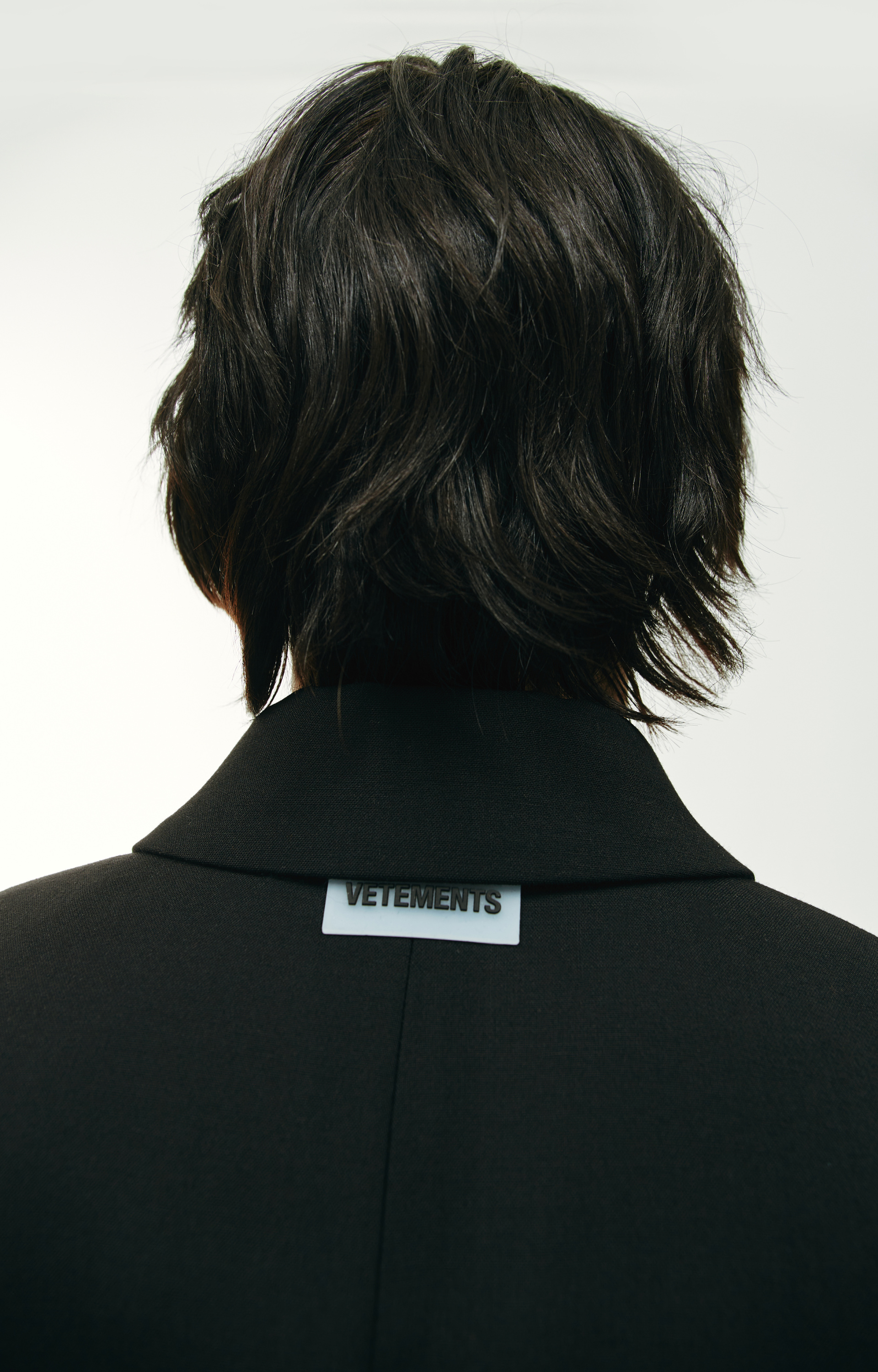 VETEMENTS Wool reconstructed blazer