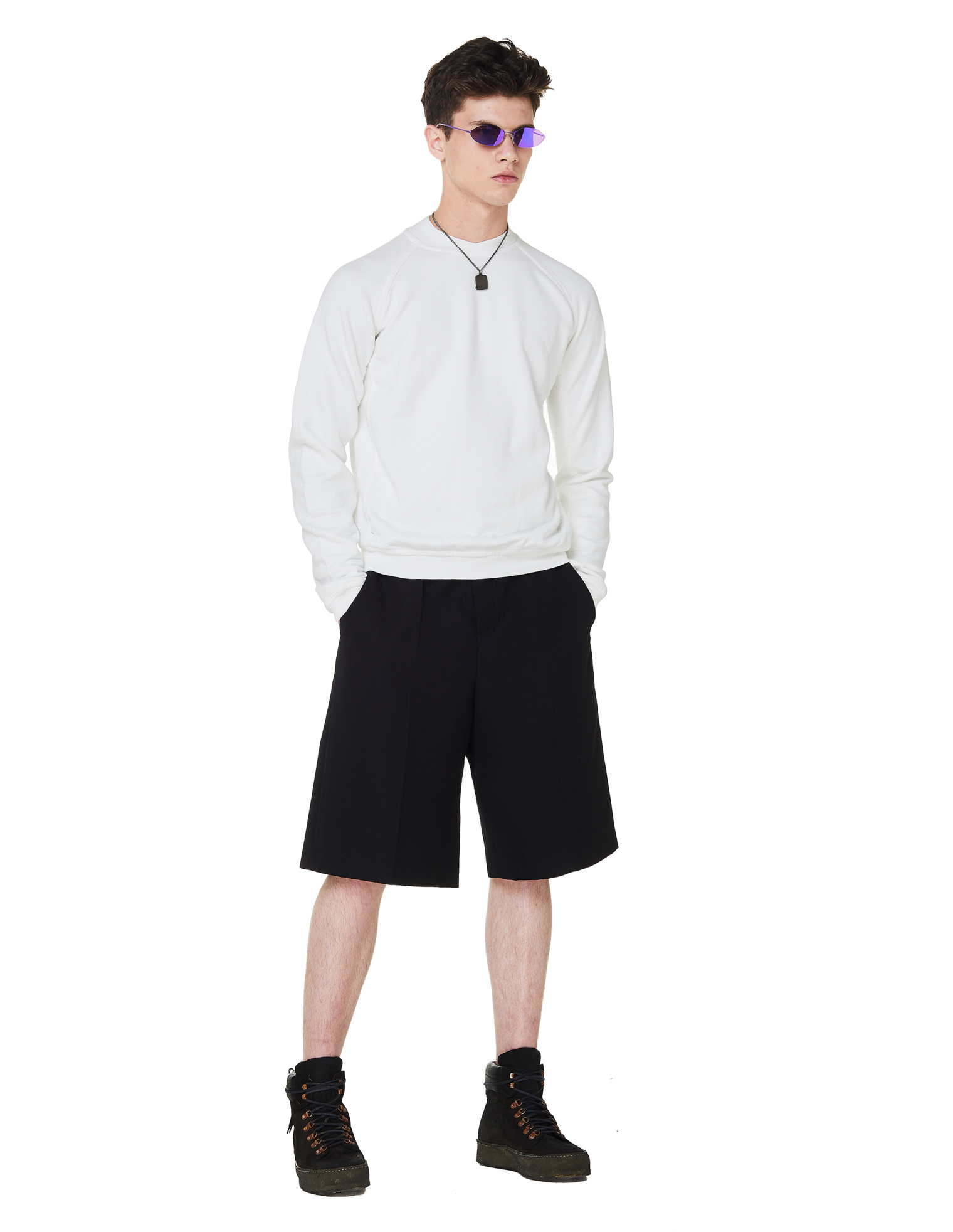 Haider Ackermann White Cotton Sweatshirt