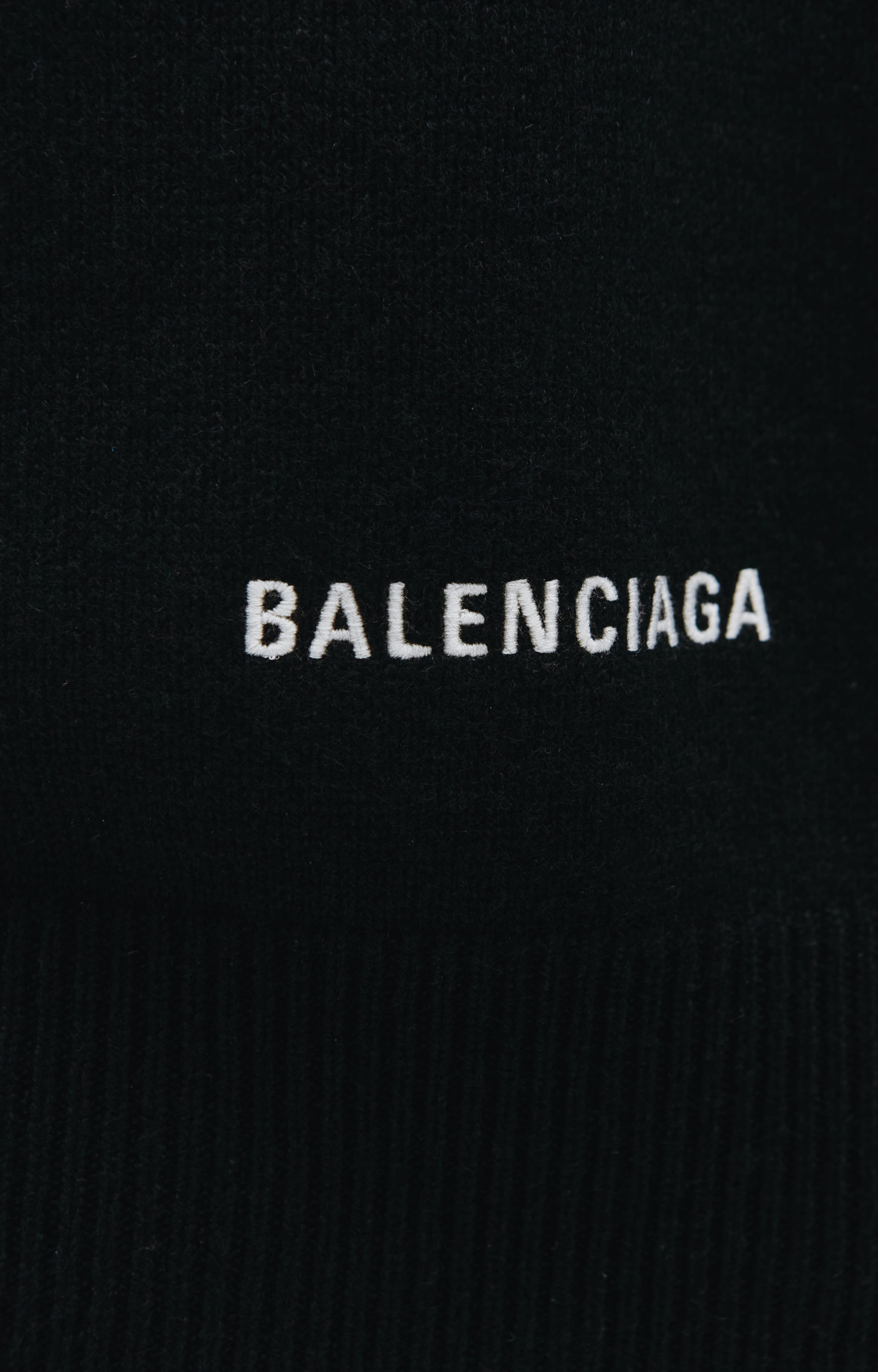 Balenciaga Черный свитер из кашемира