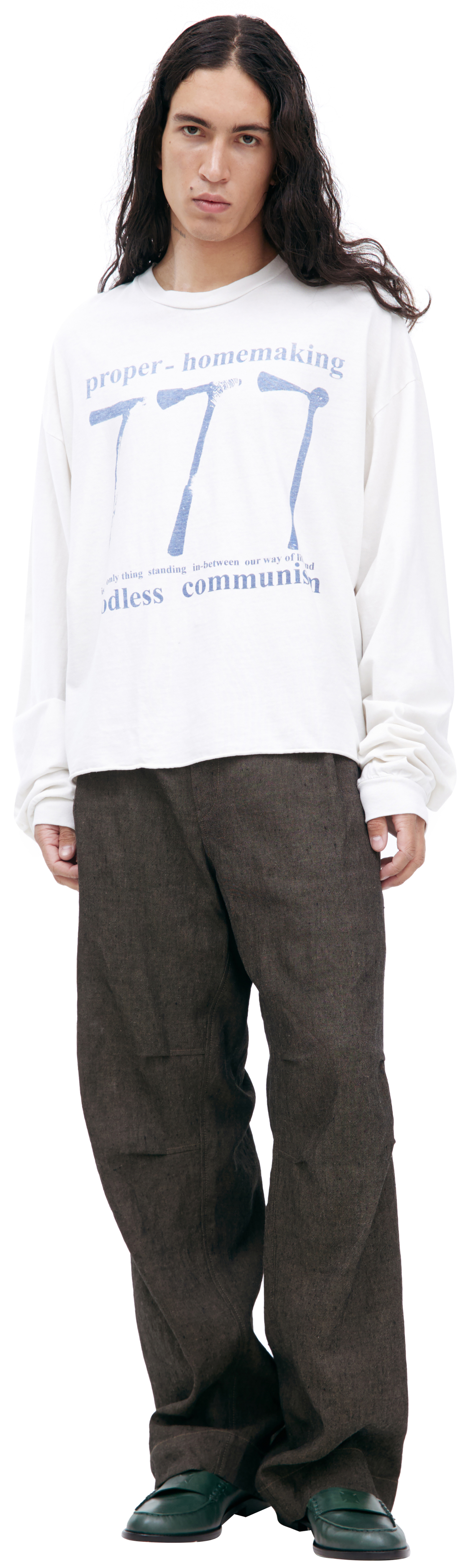 Enfants Riches Déprimés White longsleeve with print