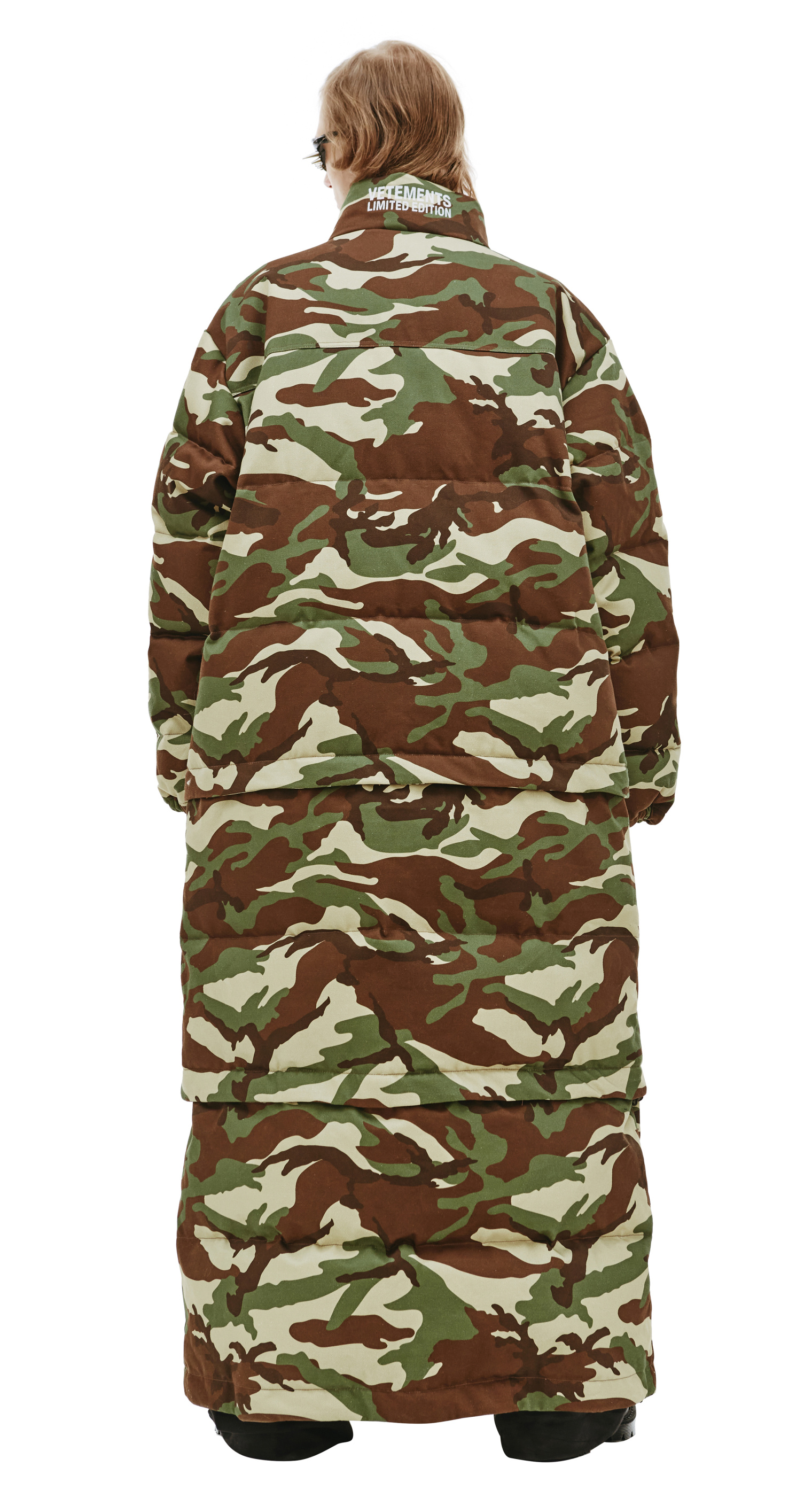 VETEMENTS Camouflage Maxi Padded Coat