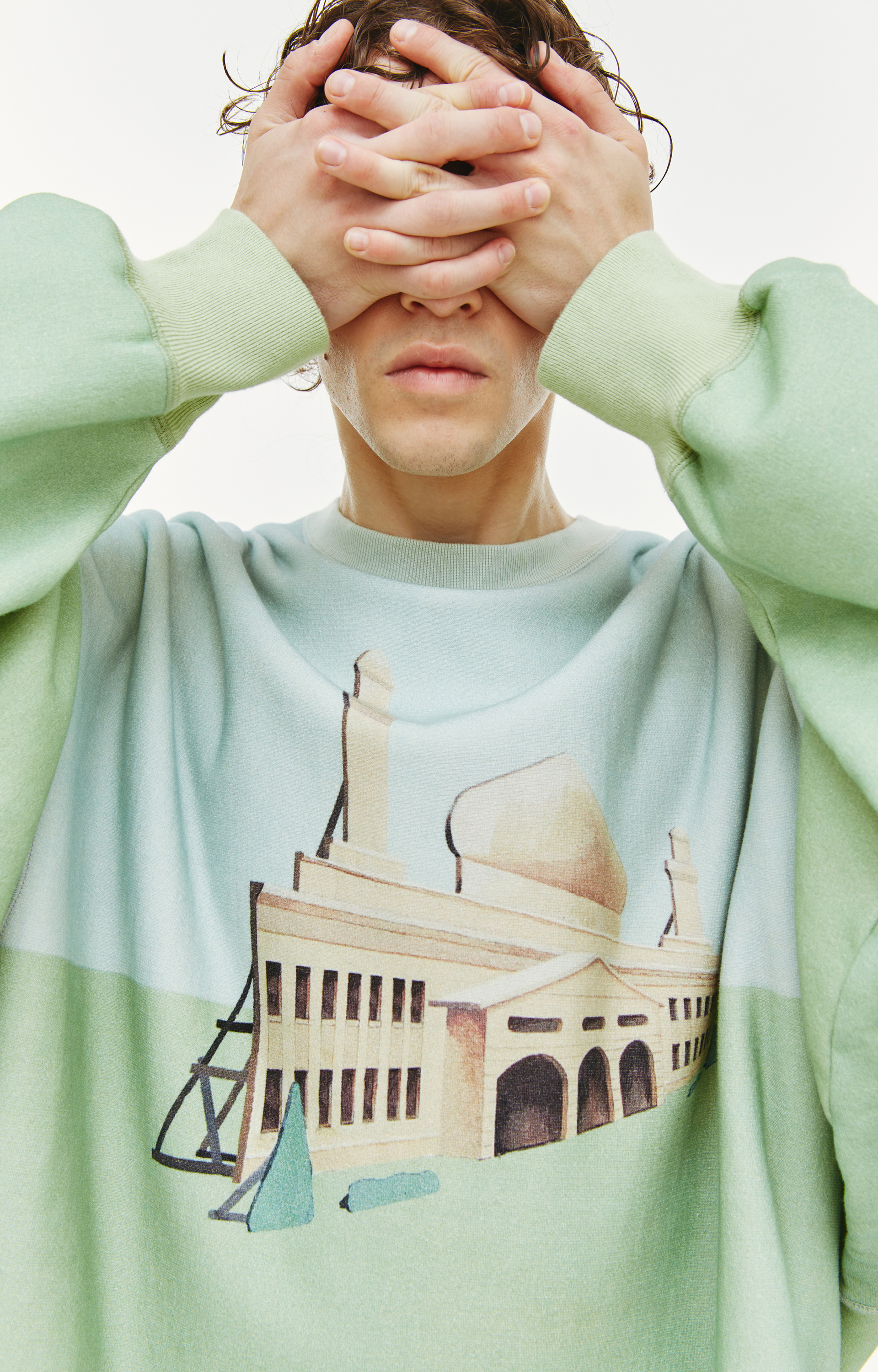 Undercover Sweatshirt with artwork by Manabu Deto