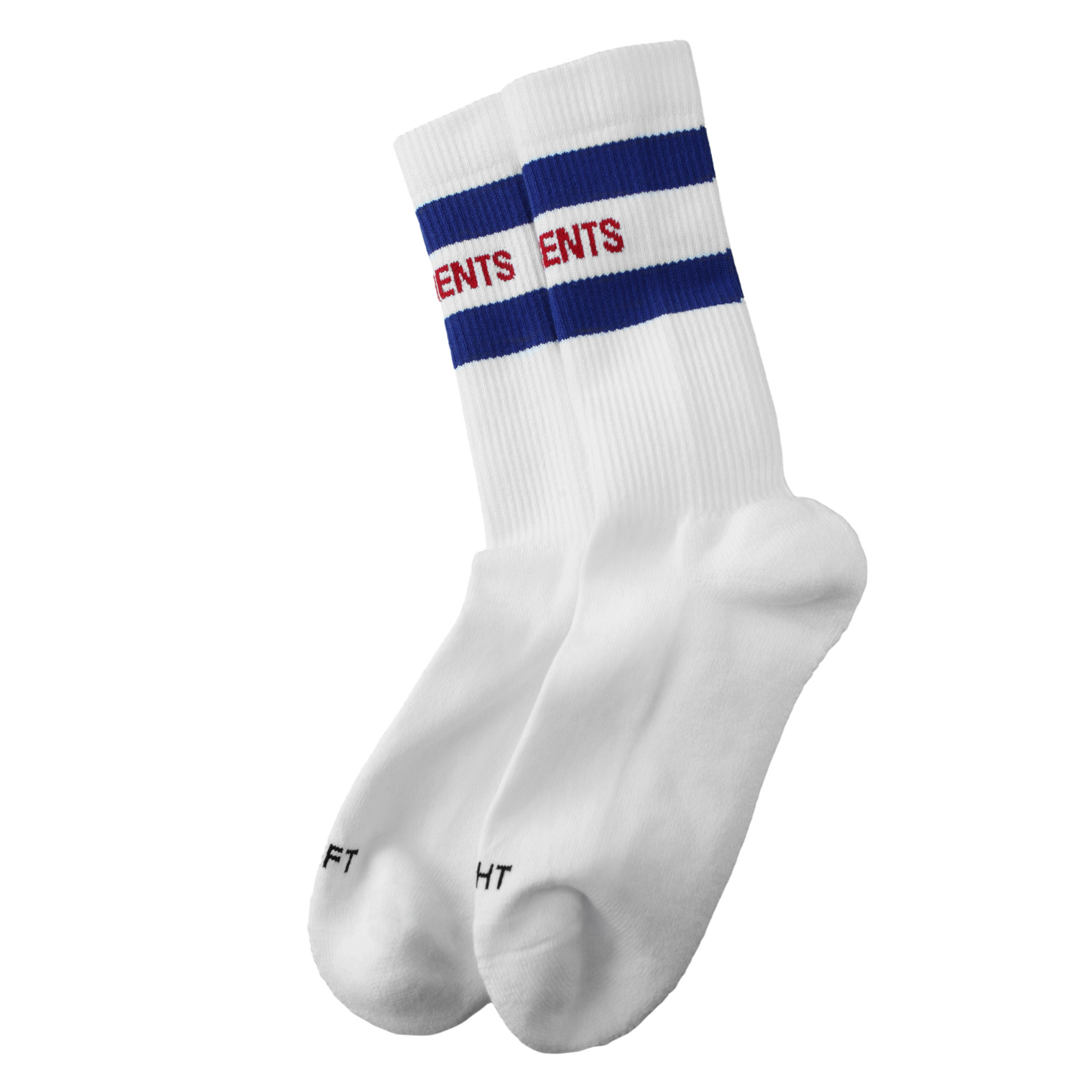 VETEMENTS White logo socks