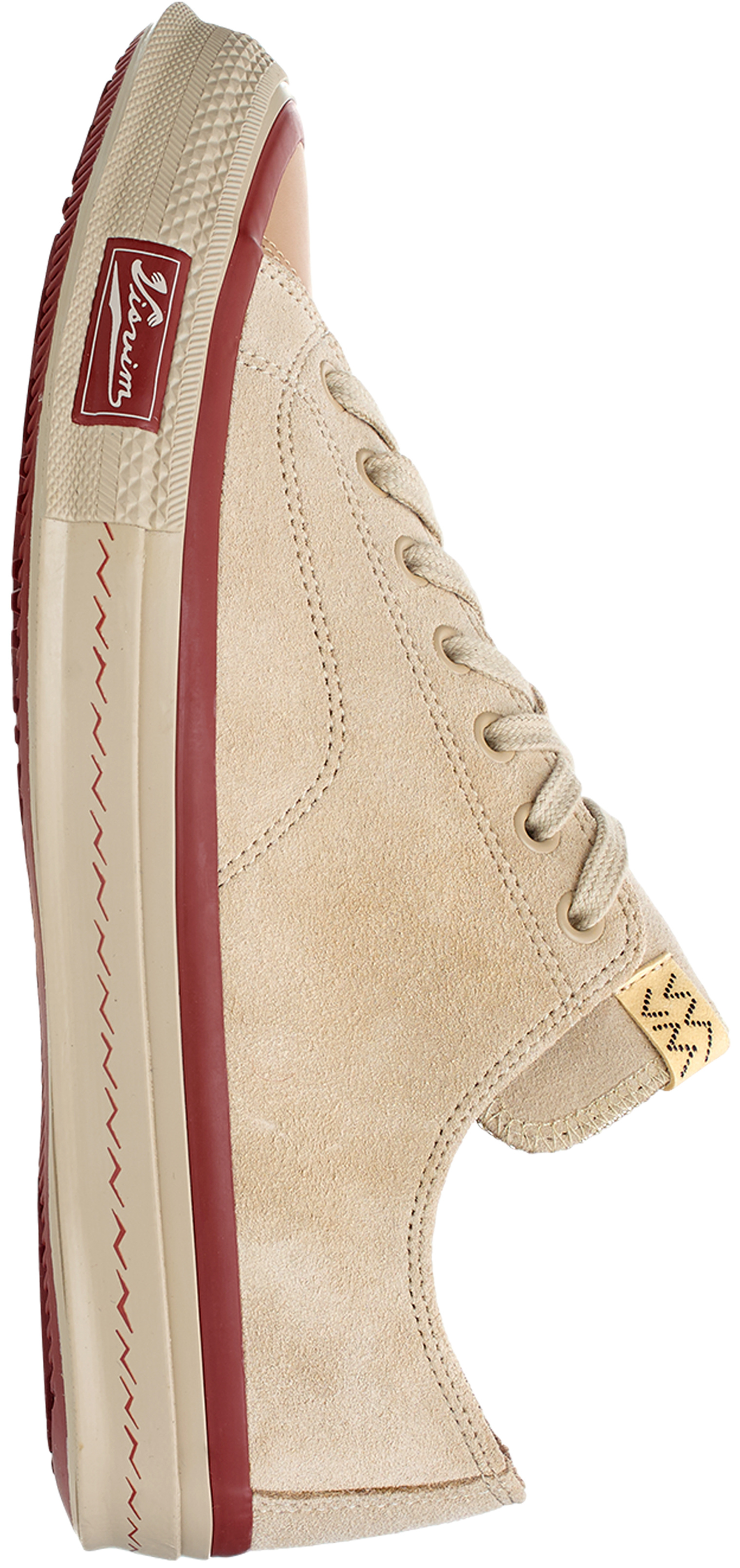 Buy visvim men beige skagway lo suede sneakers for $935 online on 