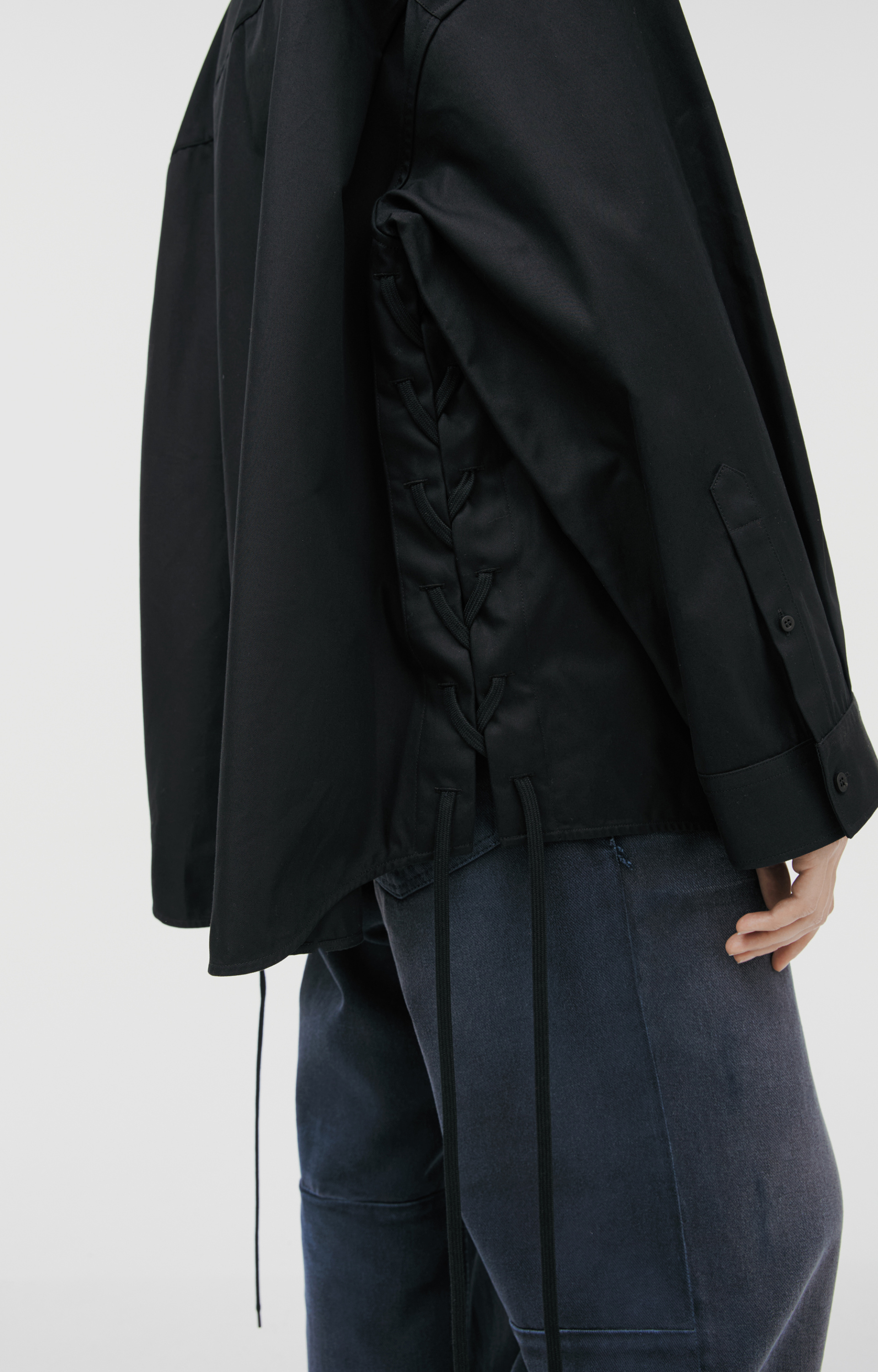 Balenciaga Oversized black shirt