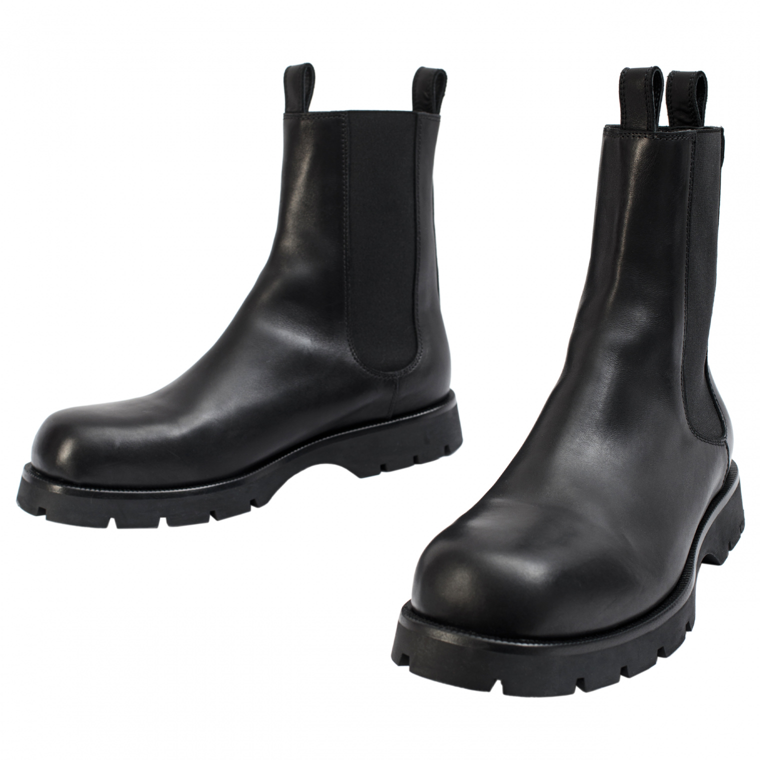 Jil Sander Black Chelsea Boots