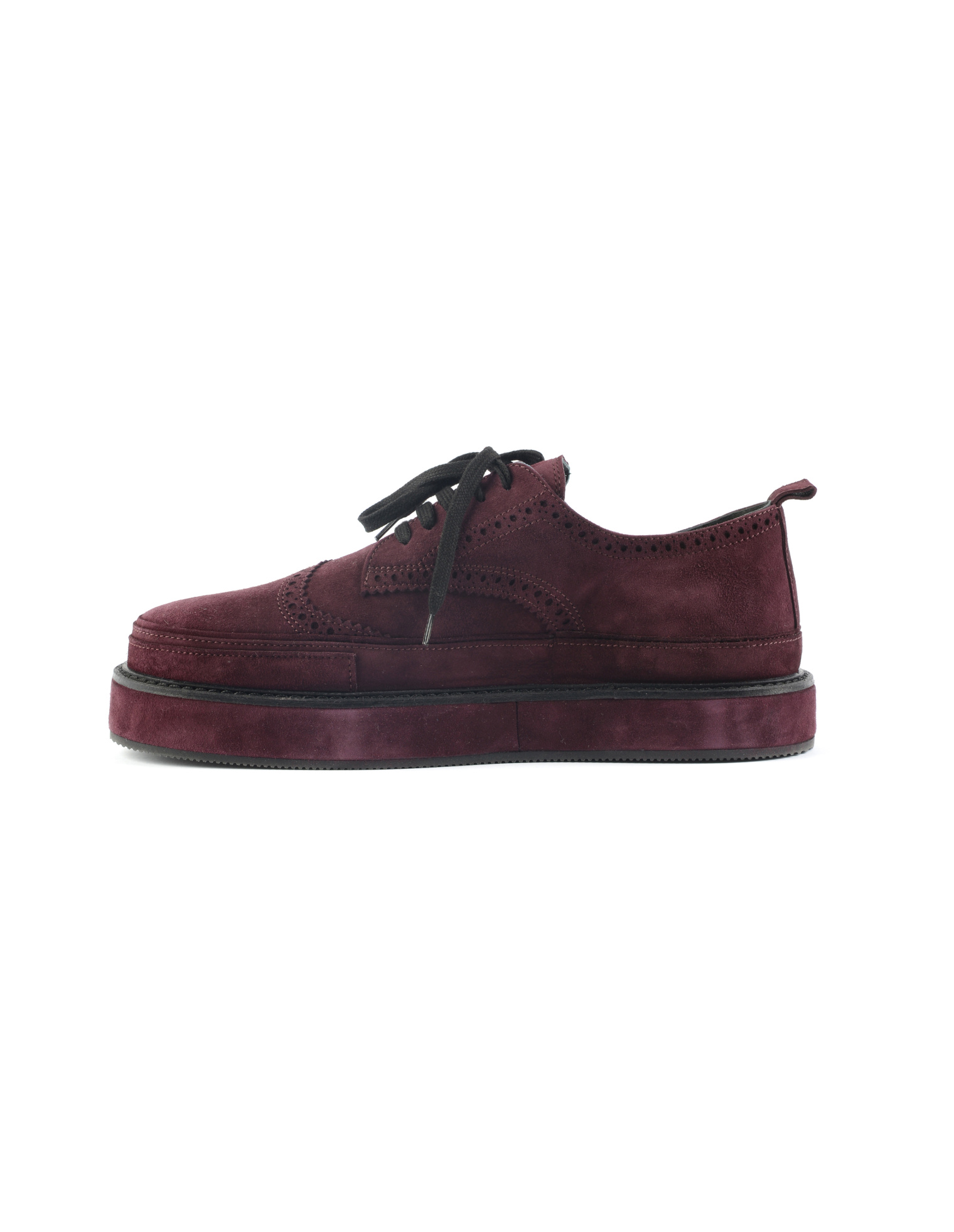 Ann Demeulemeester Замшевые броги на платформе
