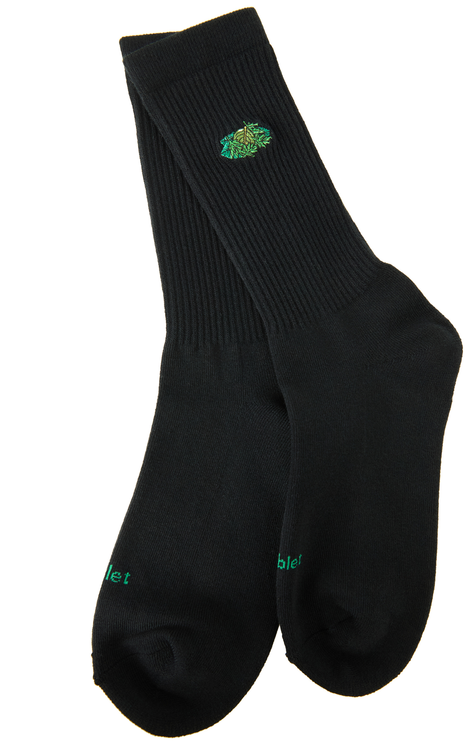 Doublet Black embroidered socks