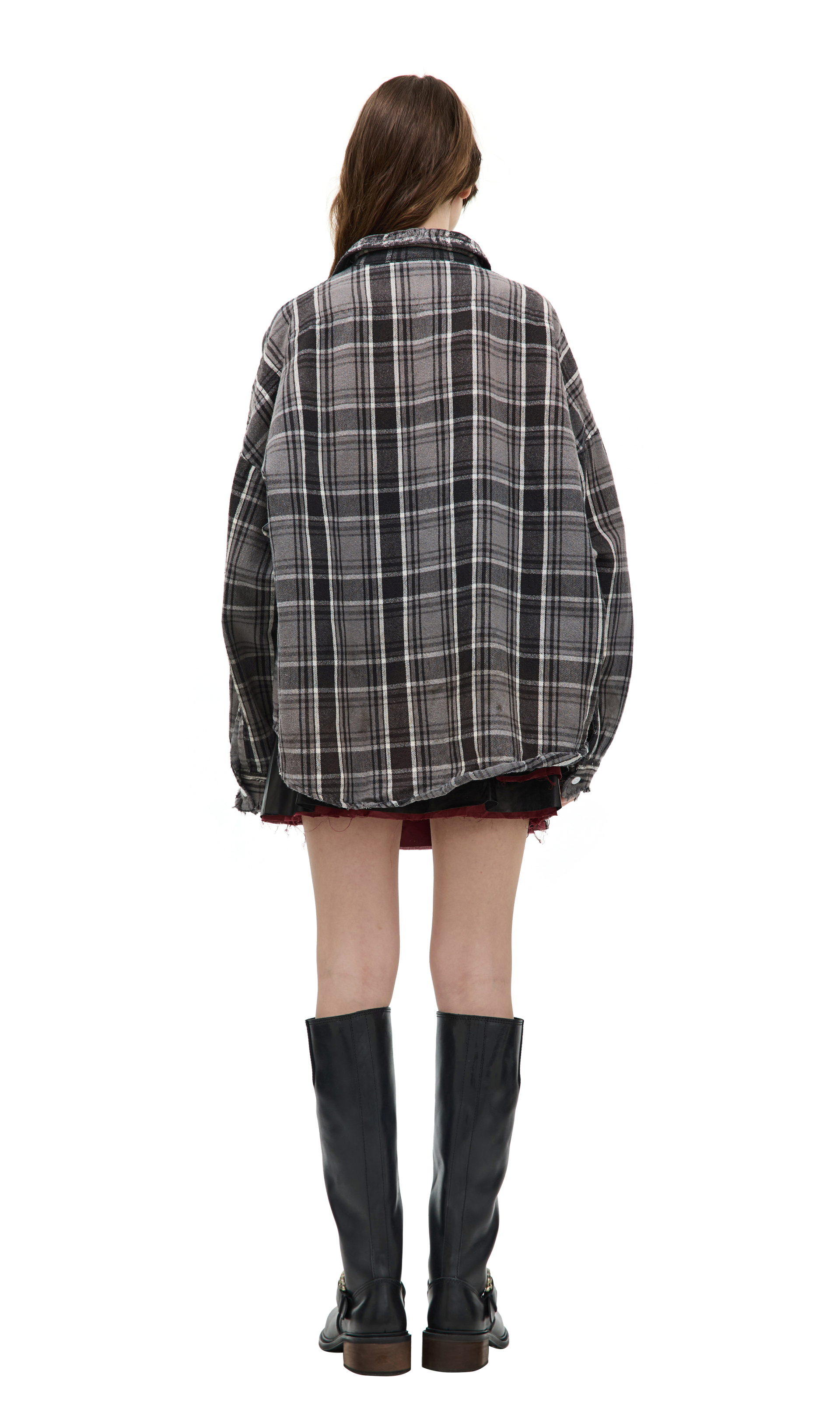 Saint Mxxxxxx Grey button-down shirt