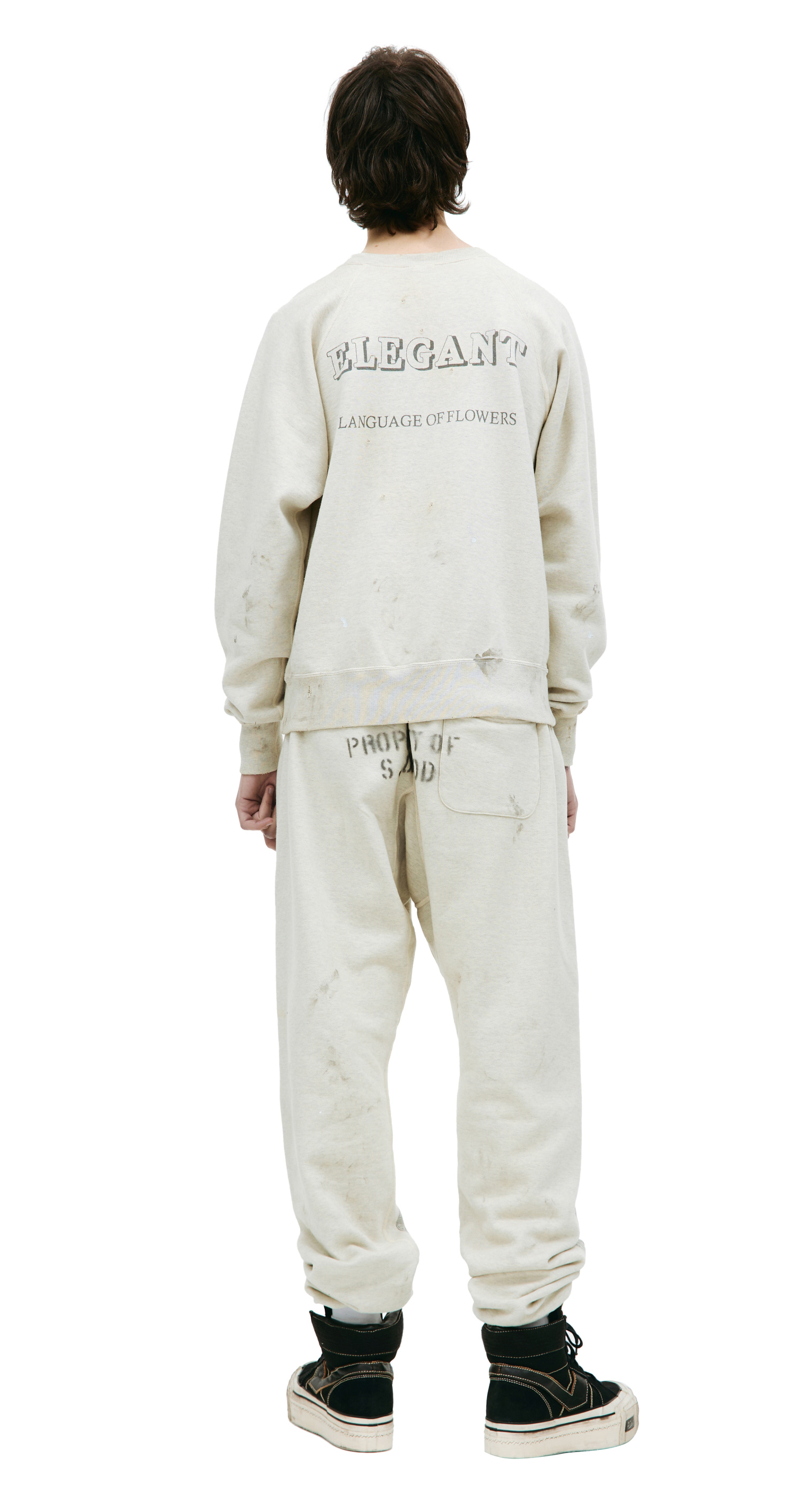 Saint Michael Rose printed sweatshirt