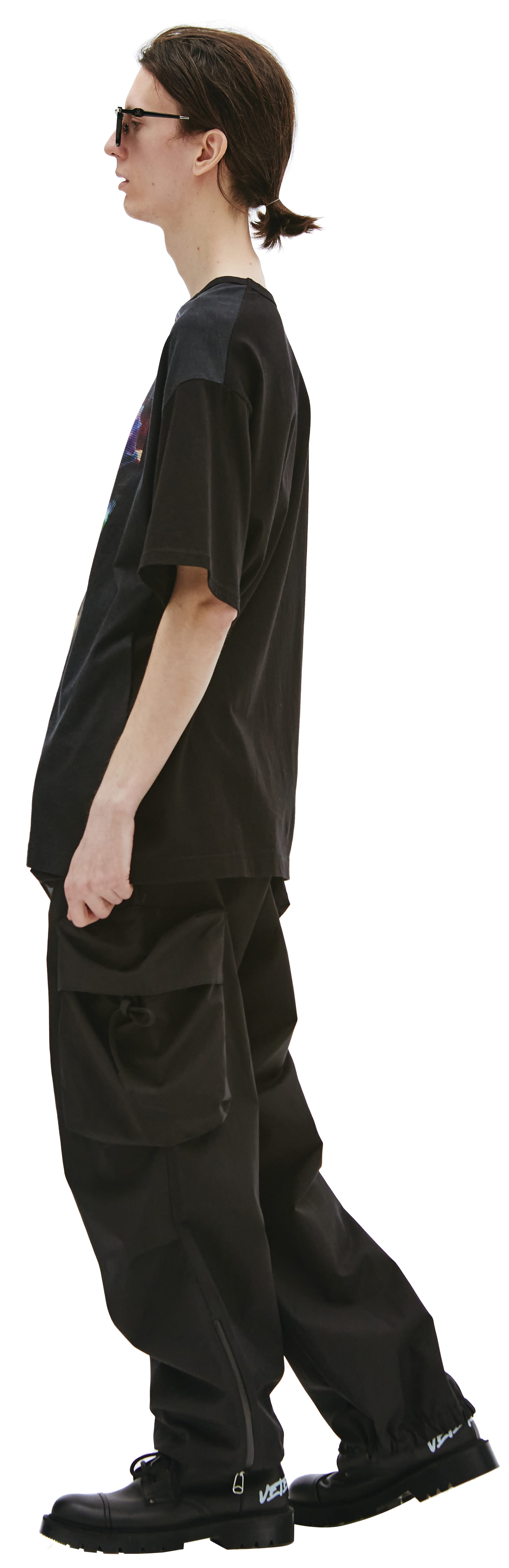 Yohji Yamamoto Flower print t-shirt