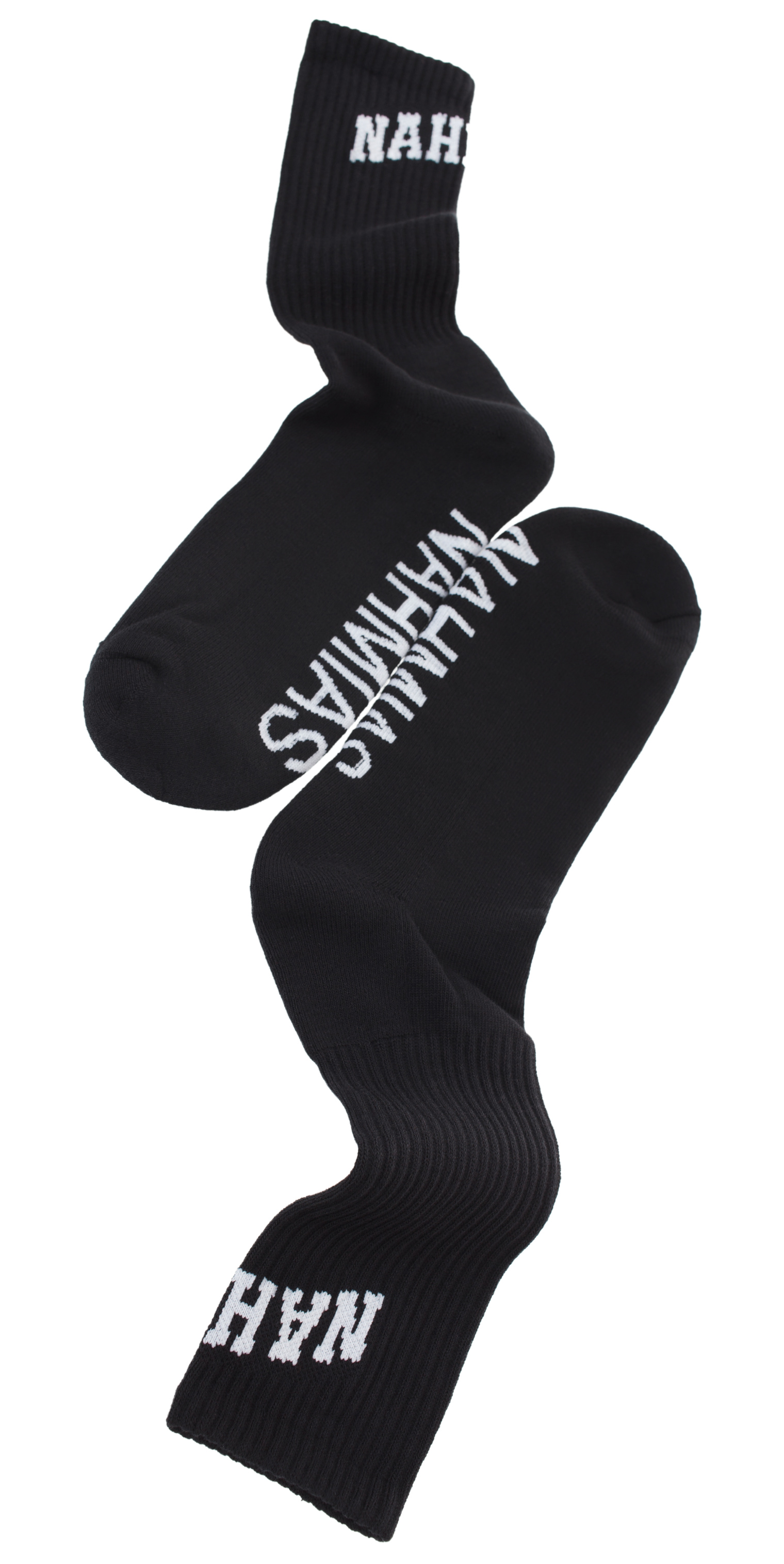 Nahmias Black logo socks