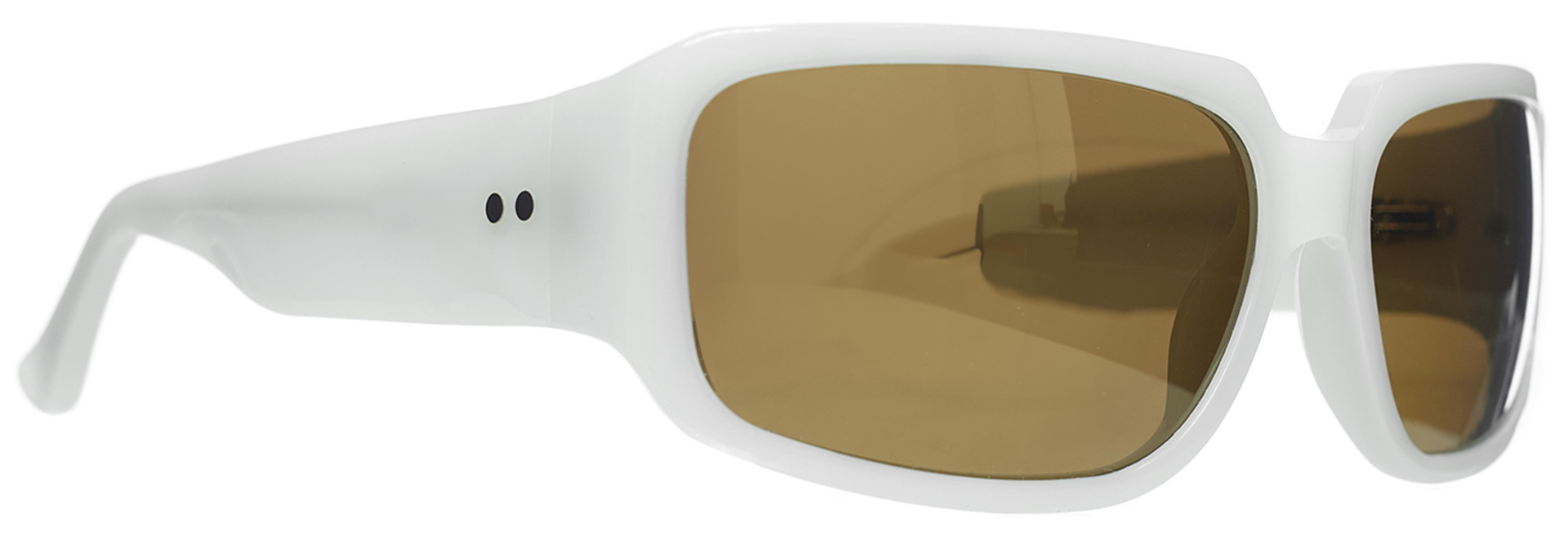 DVN x Linda Farrow White sunglasses