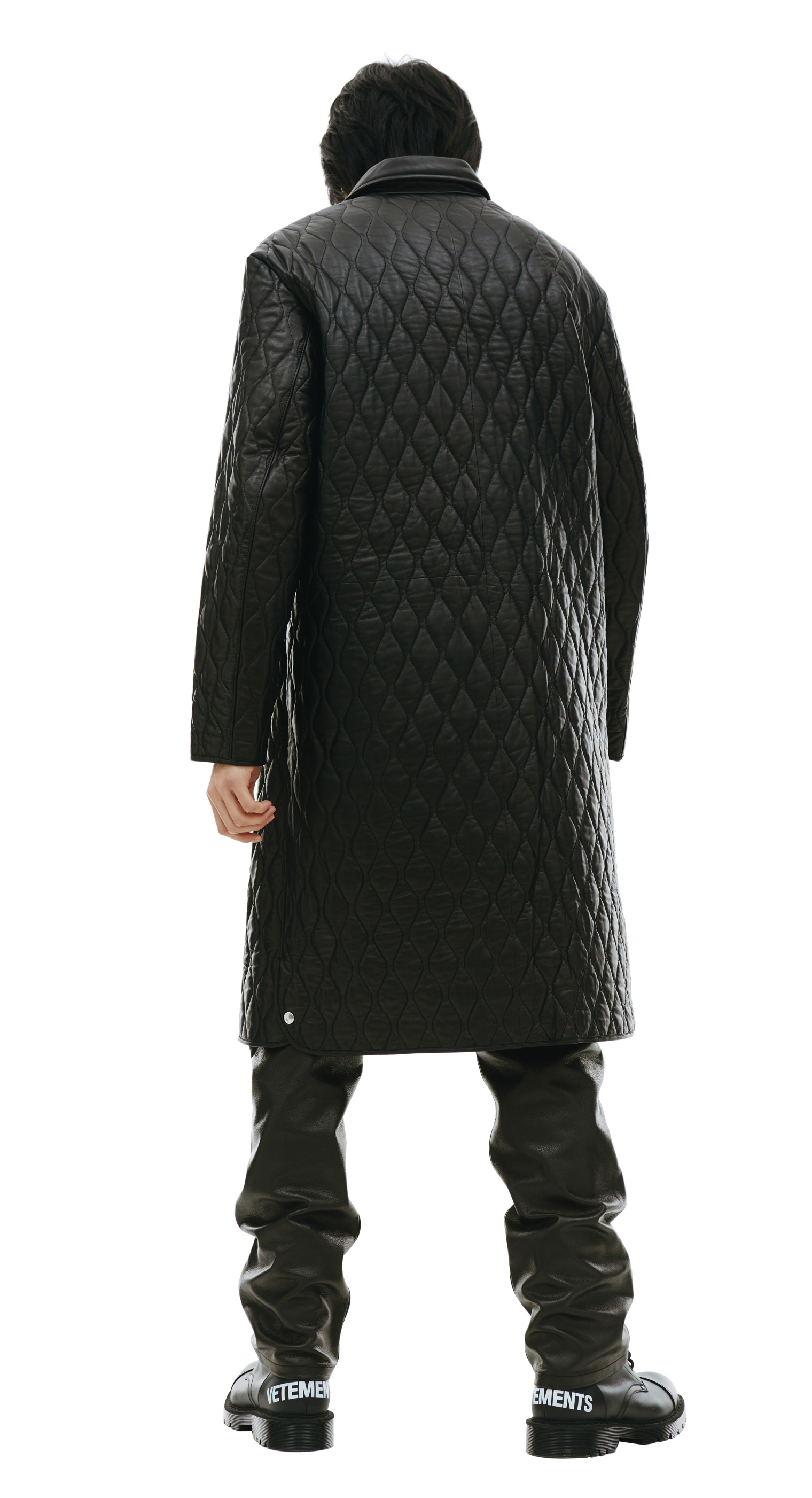 VTMNTS Quilted leather coat