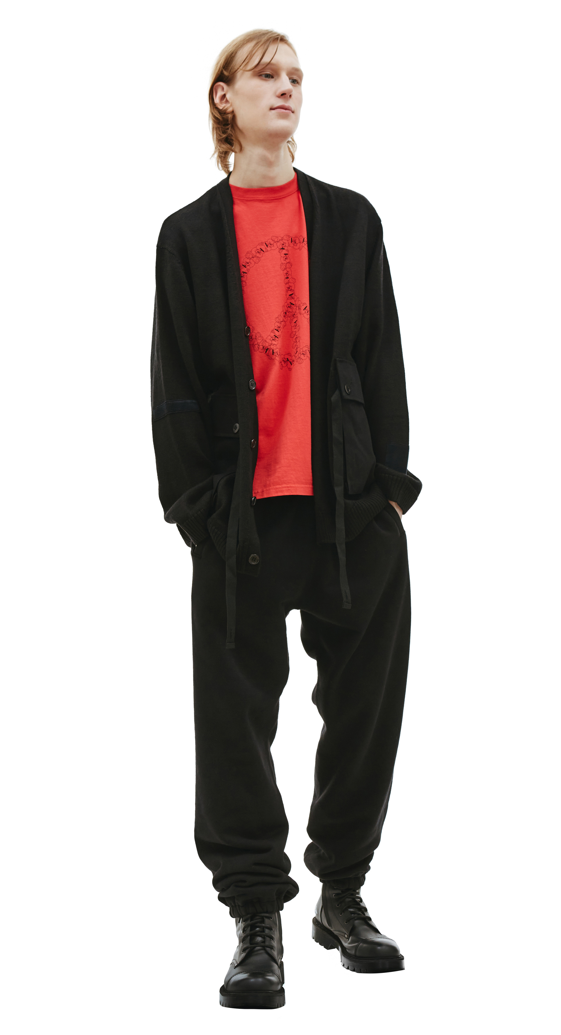 Undercover Knit wool Y-Neck Cardigan