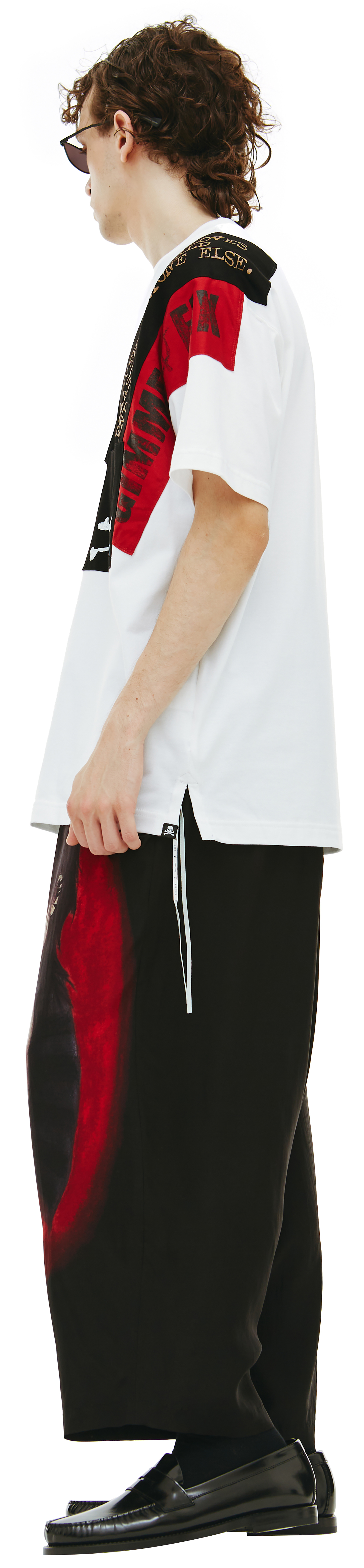 Mastermind WORLD White t-shirt with patches