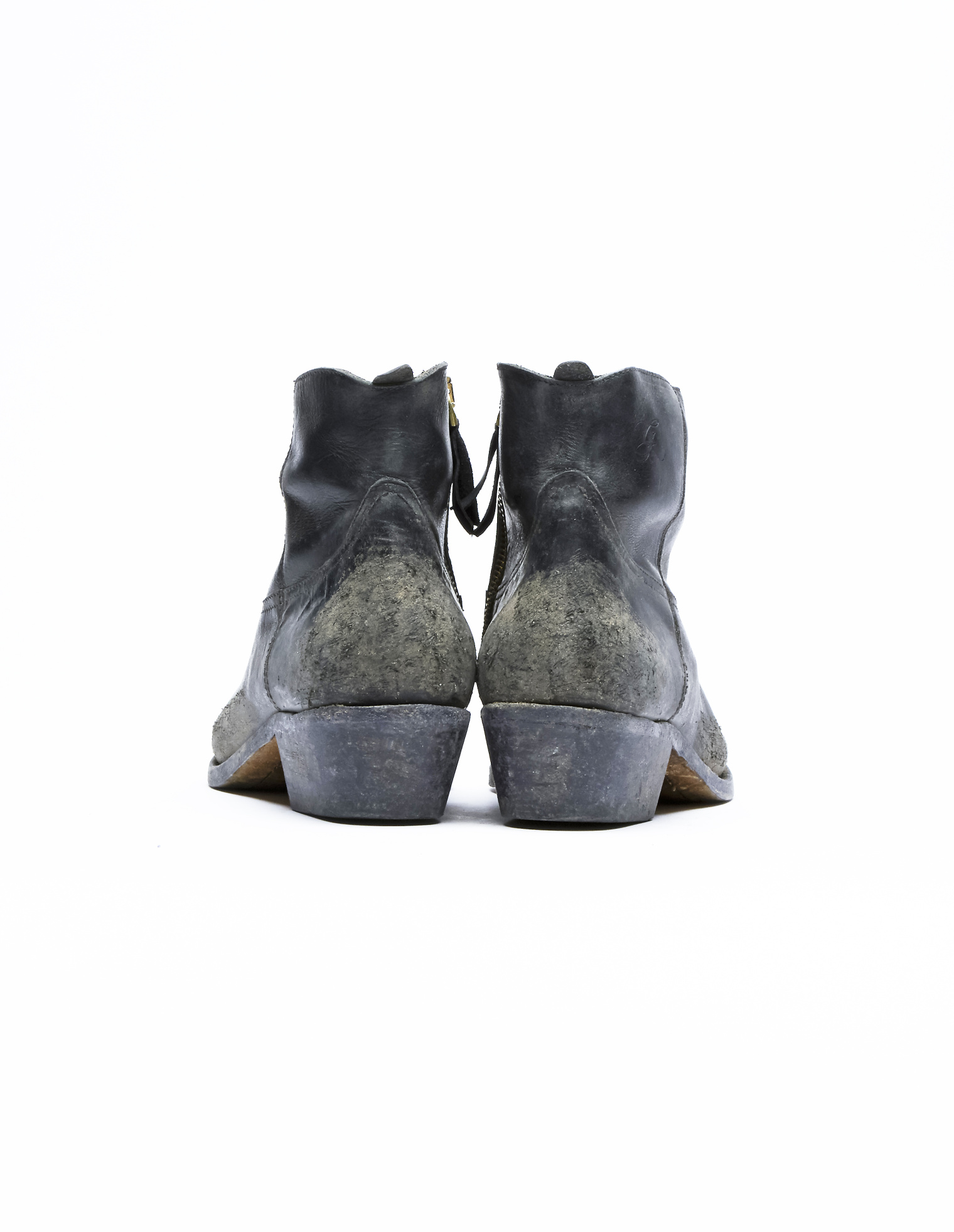 Golden Goose Кожаные казаки с железным мысом