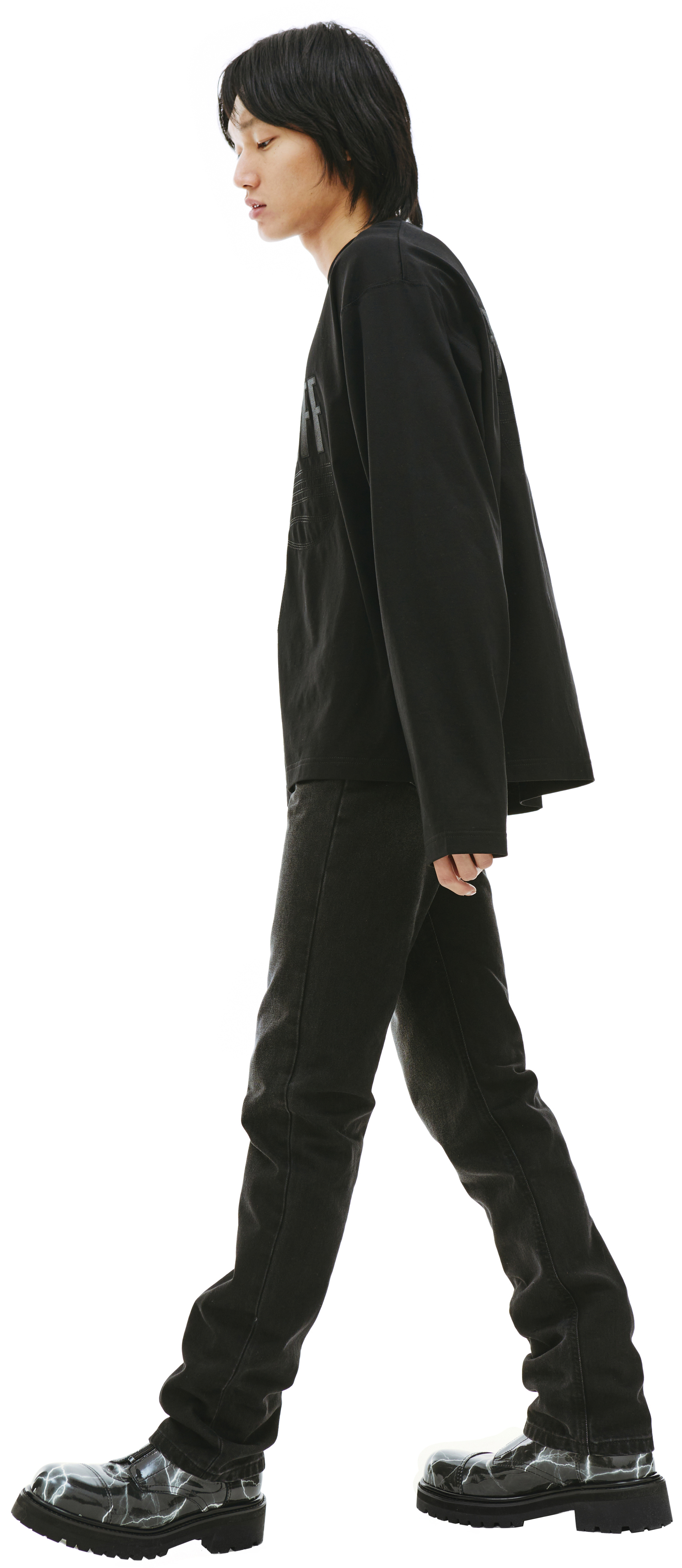 VTMNTS Patched \'Fuck Off\' Long sleeve t-shirt