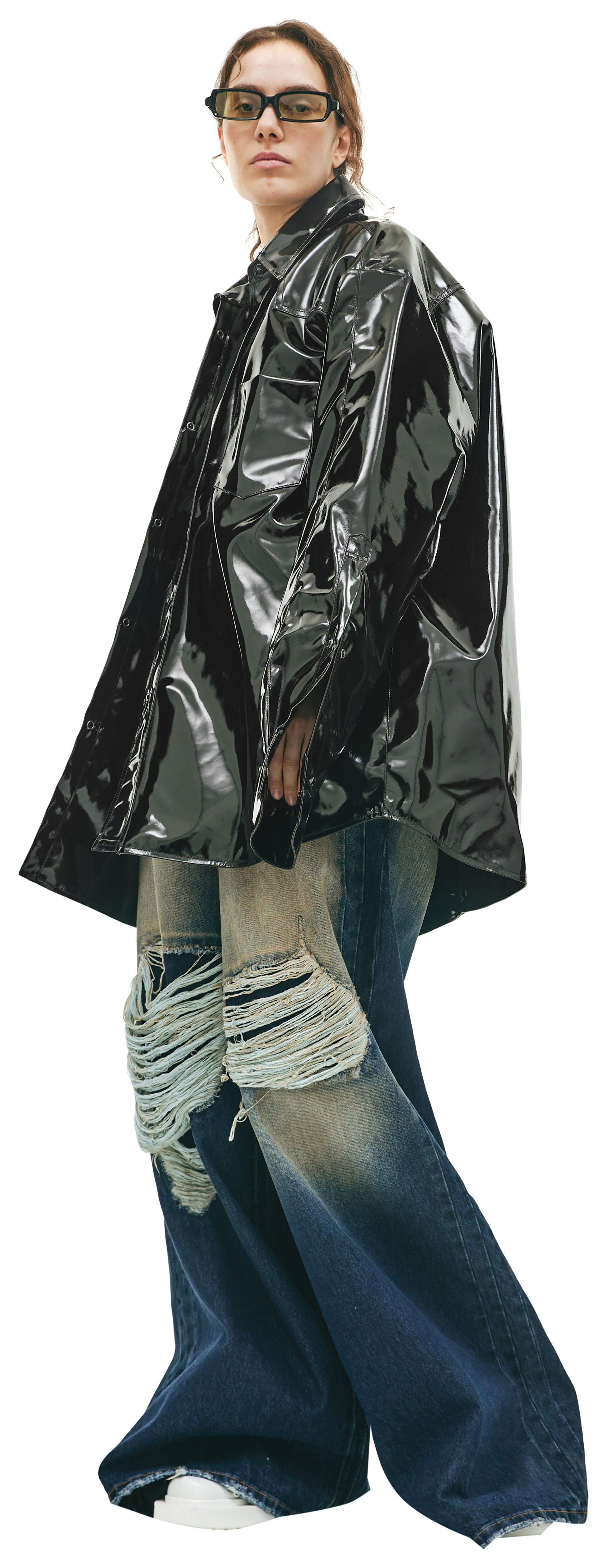 VETEMENTS Shiny rubber shirt