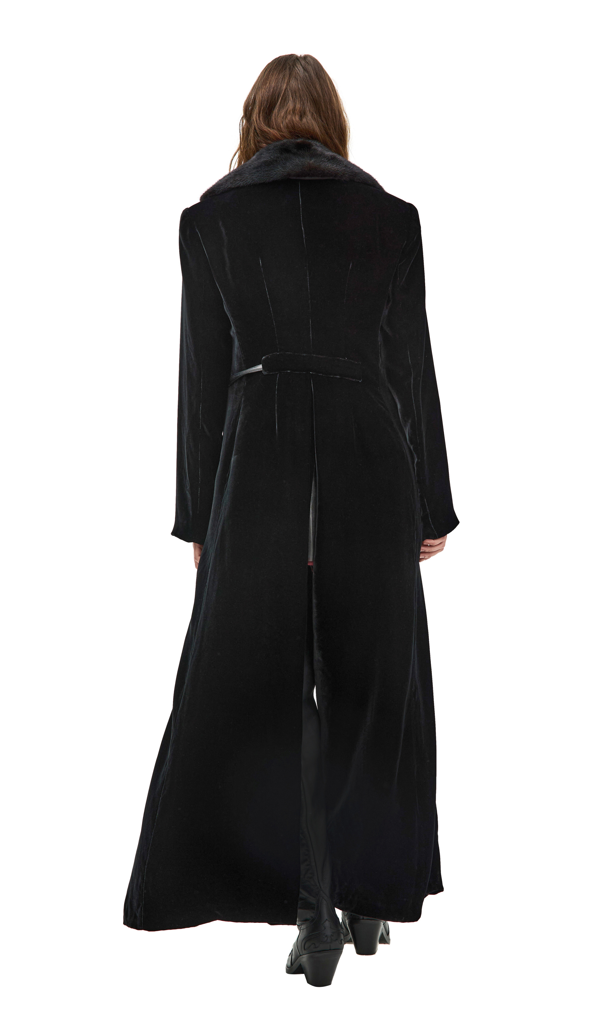 Enfants Riches Déprimés Coat with mink collar