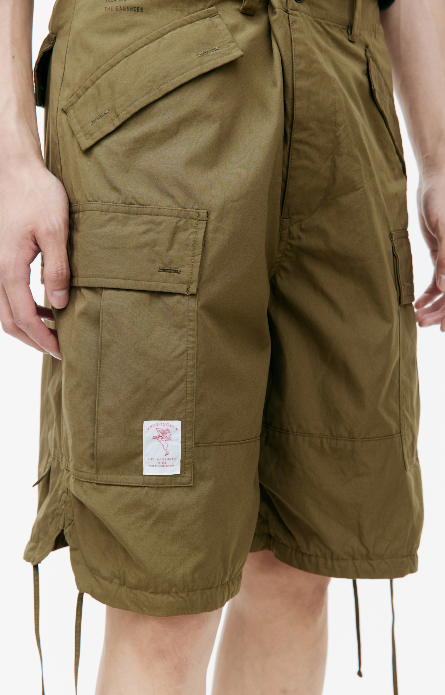 Undercover Khaki cargo shorts