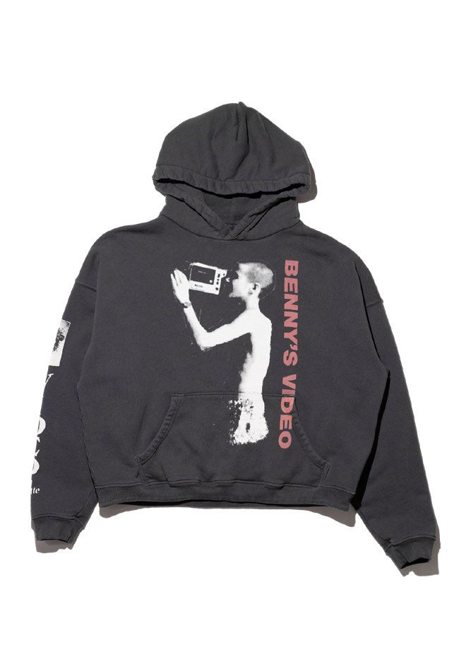Enfants Riches Déprimés Dark grey hoodie with print
