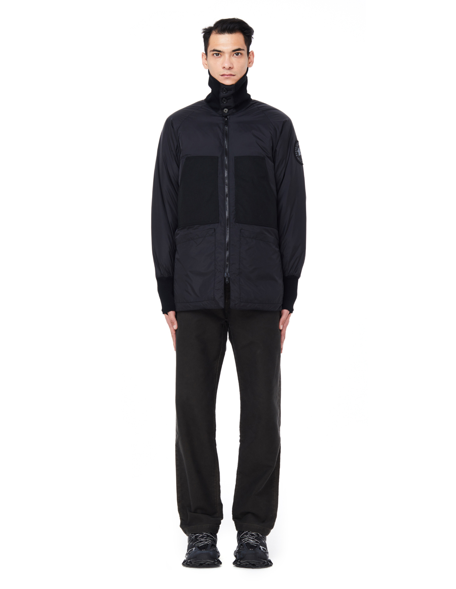 Junya Watanabe Черный пуховик Canada Goose