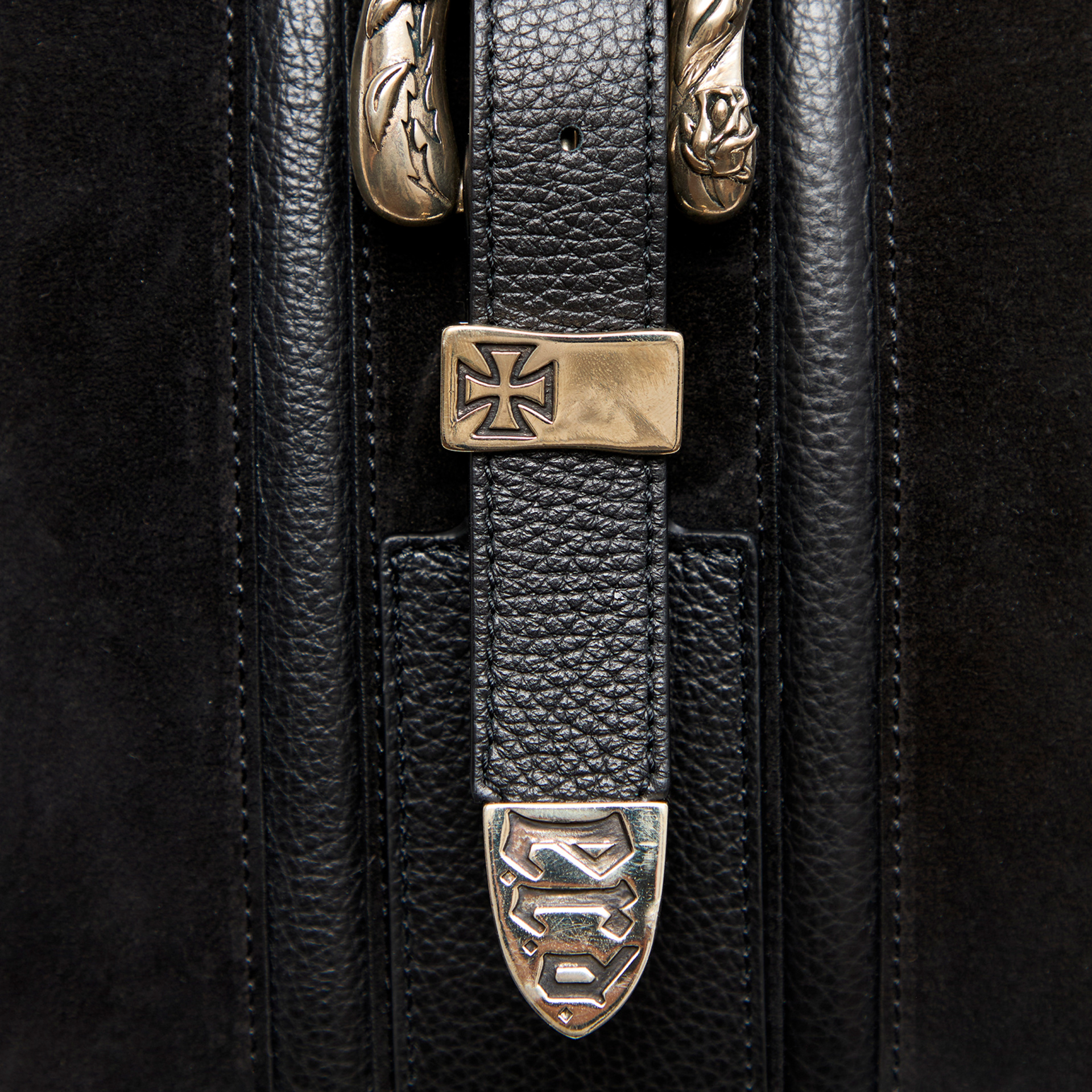Enfants Riches Déprimés Bag with suede trim
