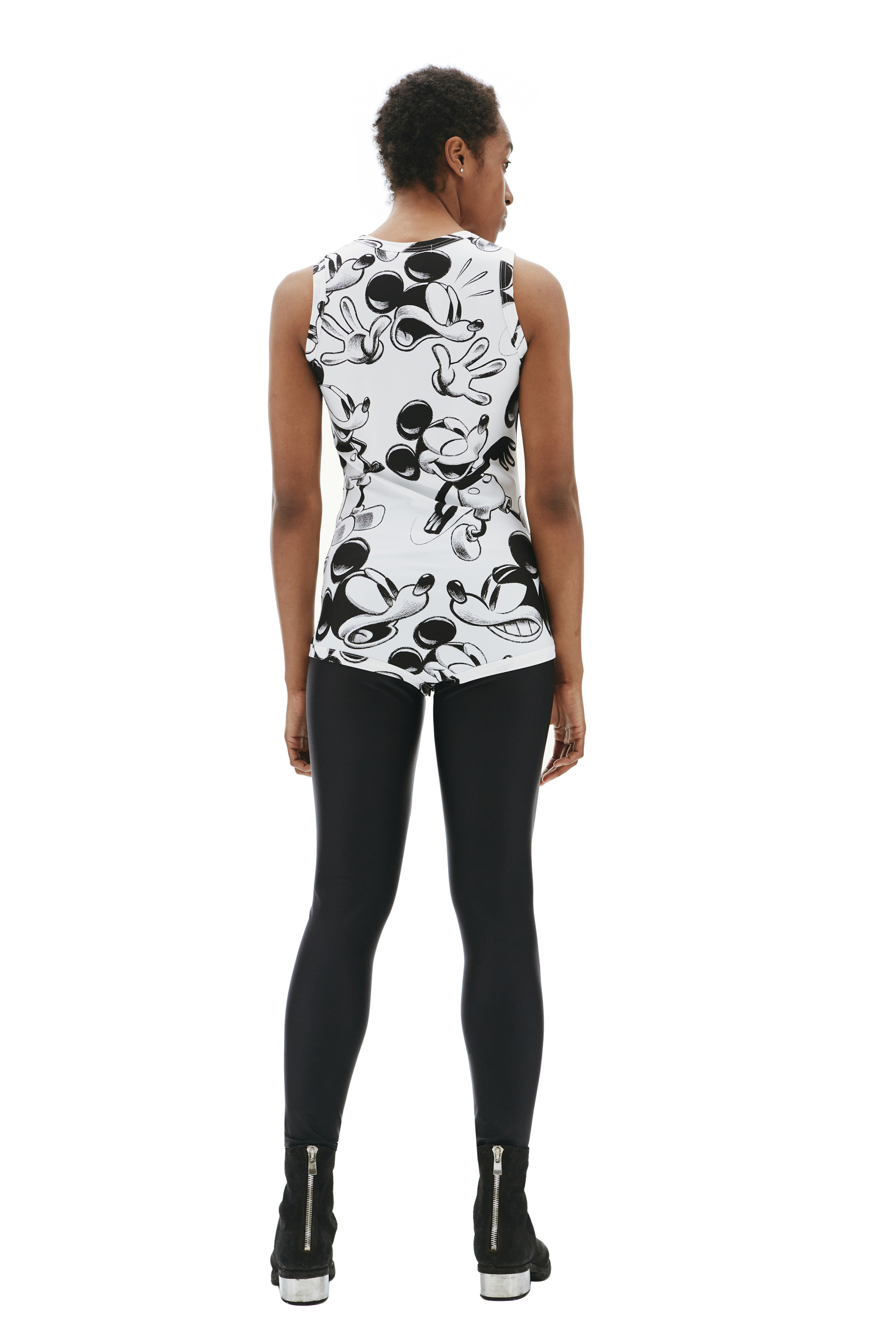 Comme des Garcons CdG Mickey Mouse Printed Bodysuit
