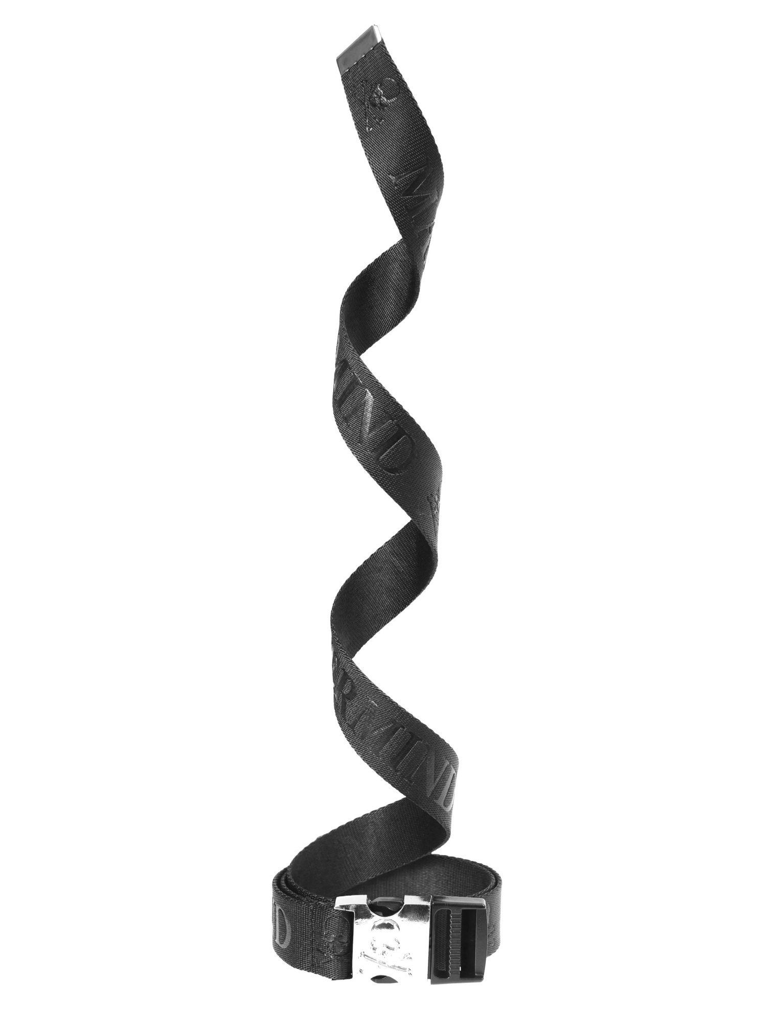 Mastermind WORLD Black Logo Tape Belt
