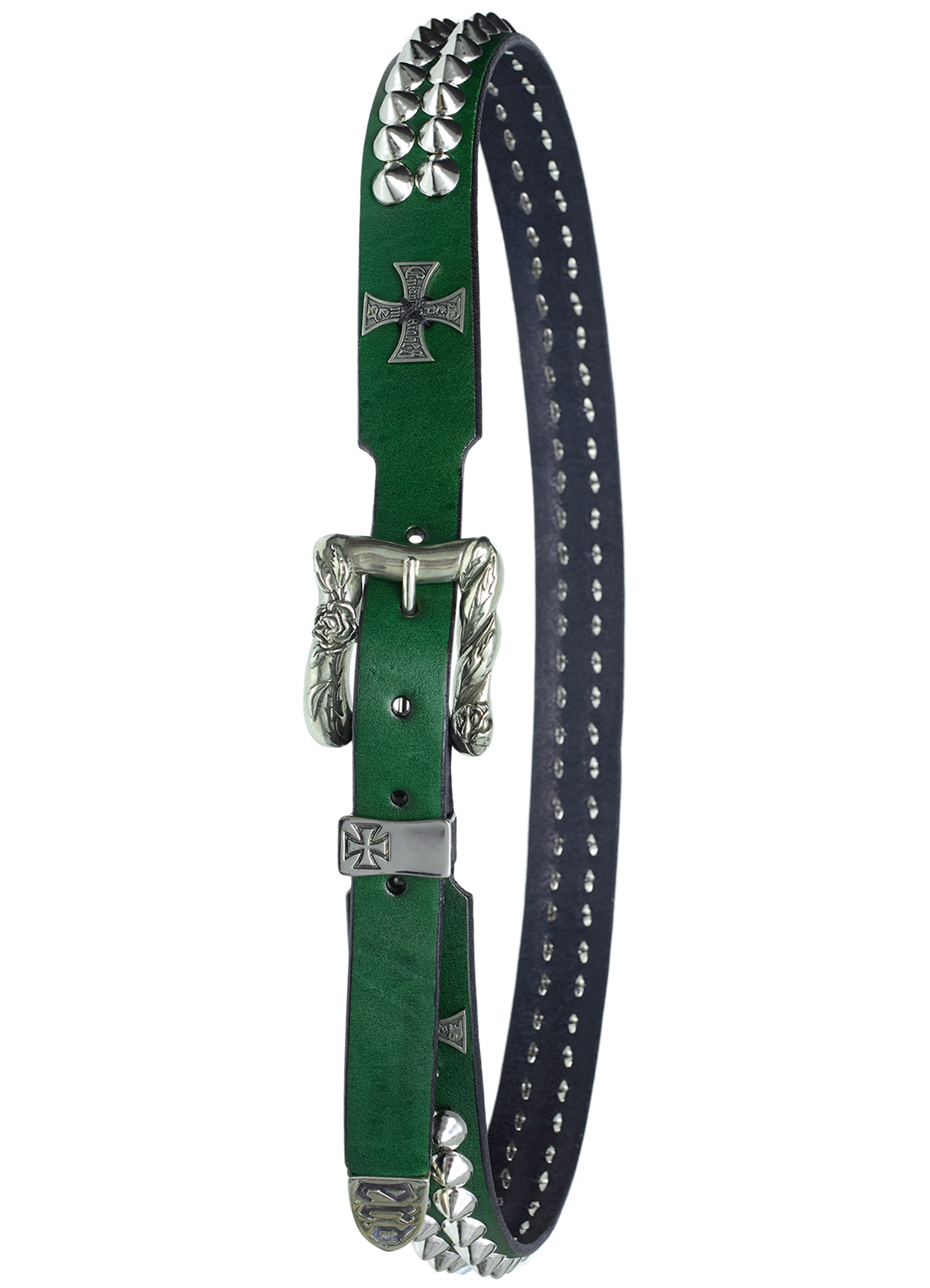 Enfants Riches Déprimés Leather belt with rivets