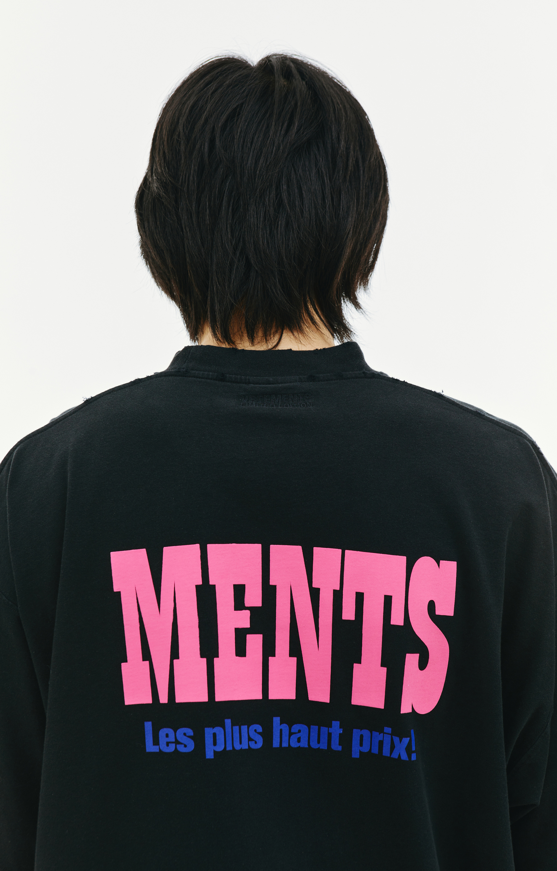 VETEMENTS Black \'La Haute Couture\' T-Shirt