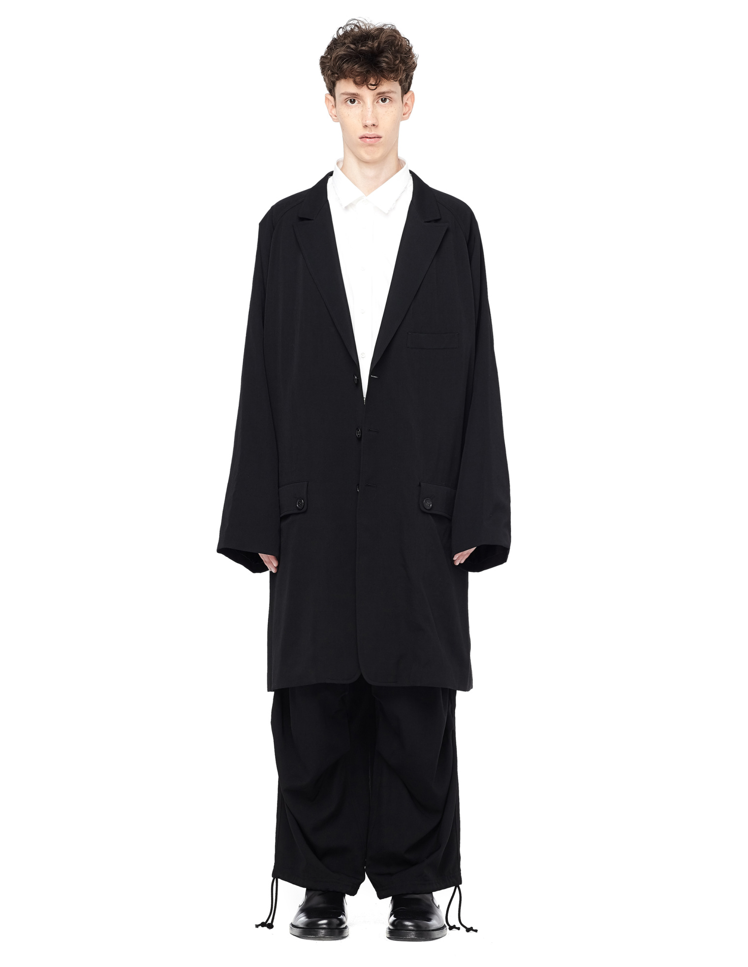 Yohji Yamamoto Wide Leg Cargo Pants